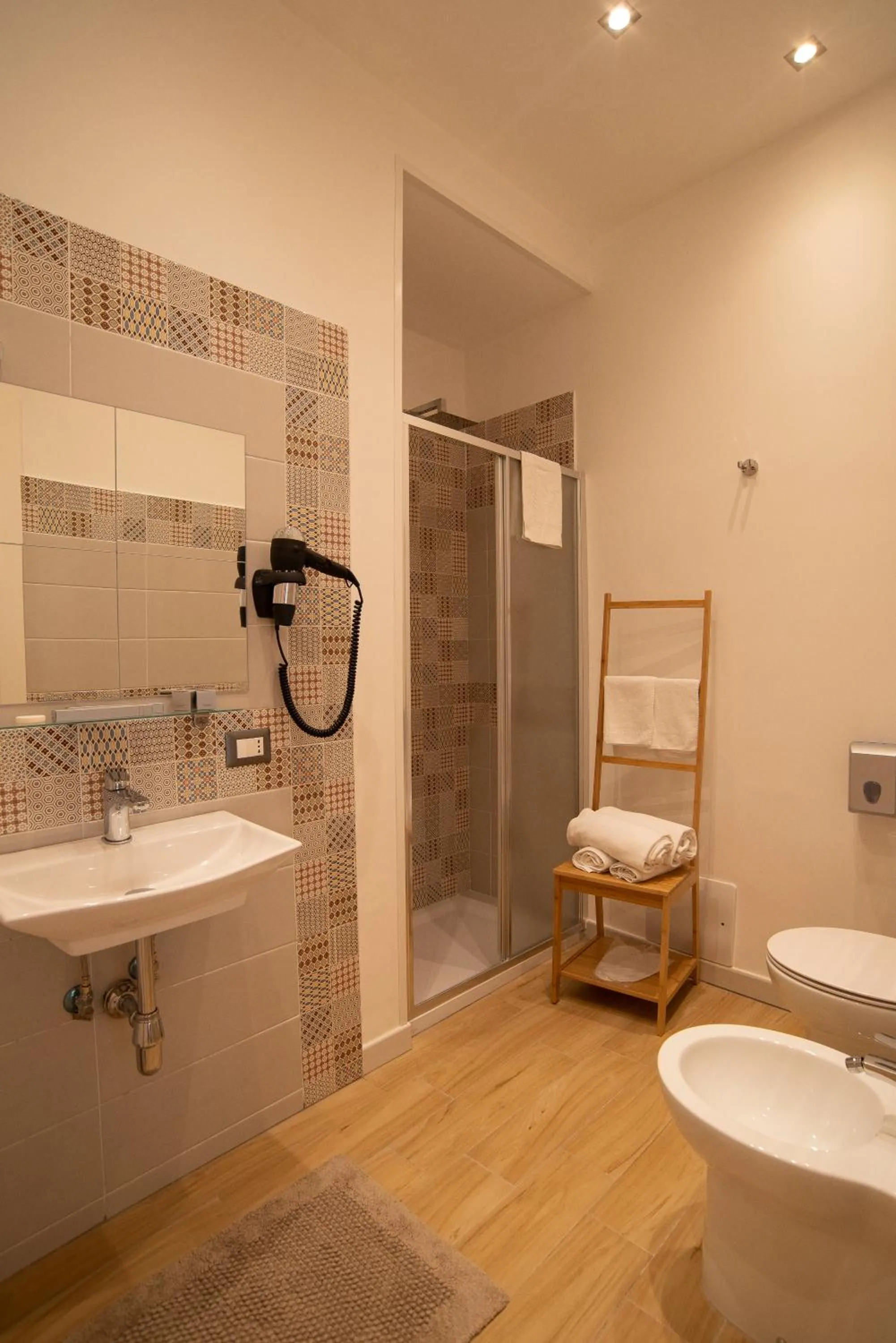 Shower in Vanvitelli Domus