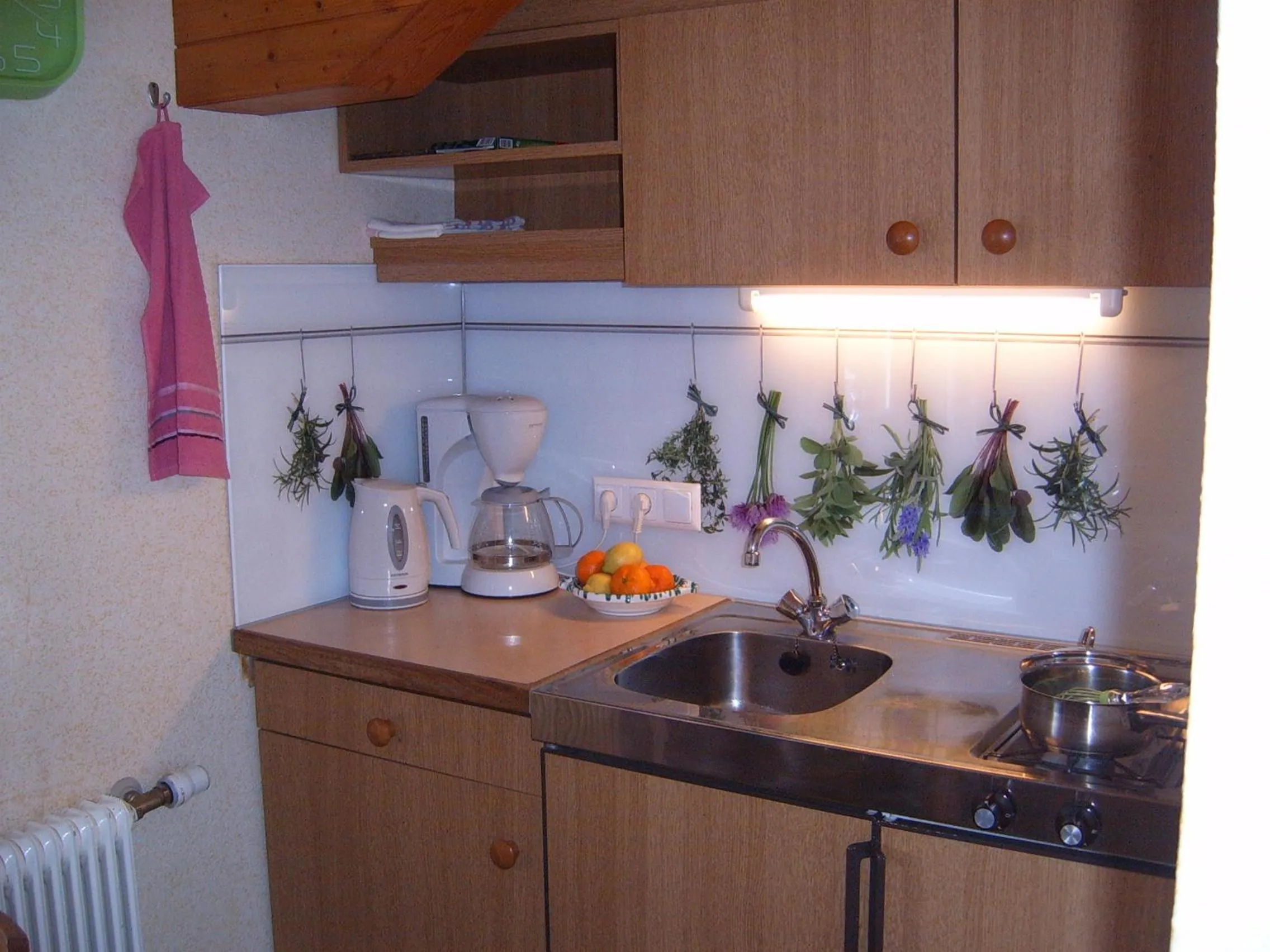 Kitchen or kitchenette in Pension Felsenheim