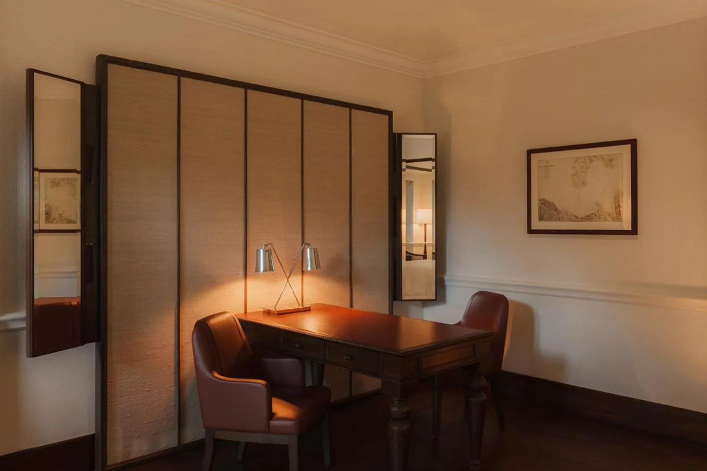 Seating area in Capella Singapore