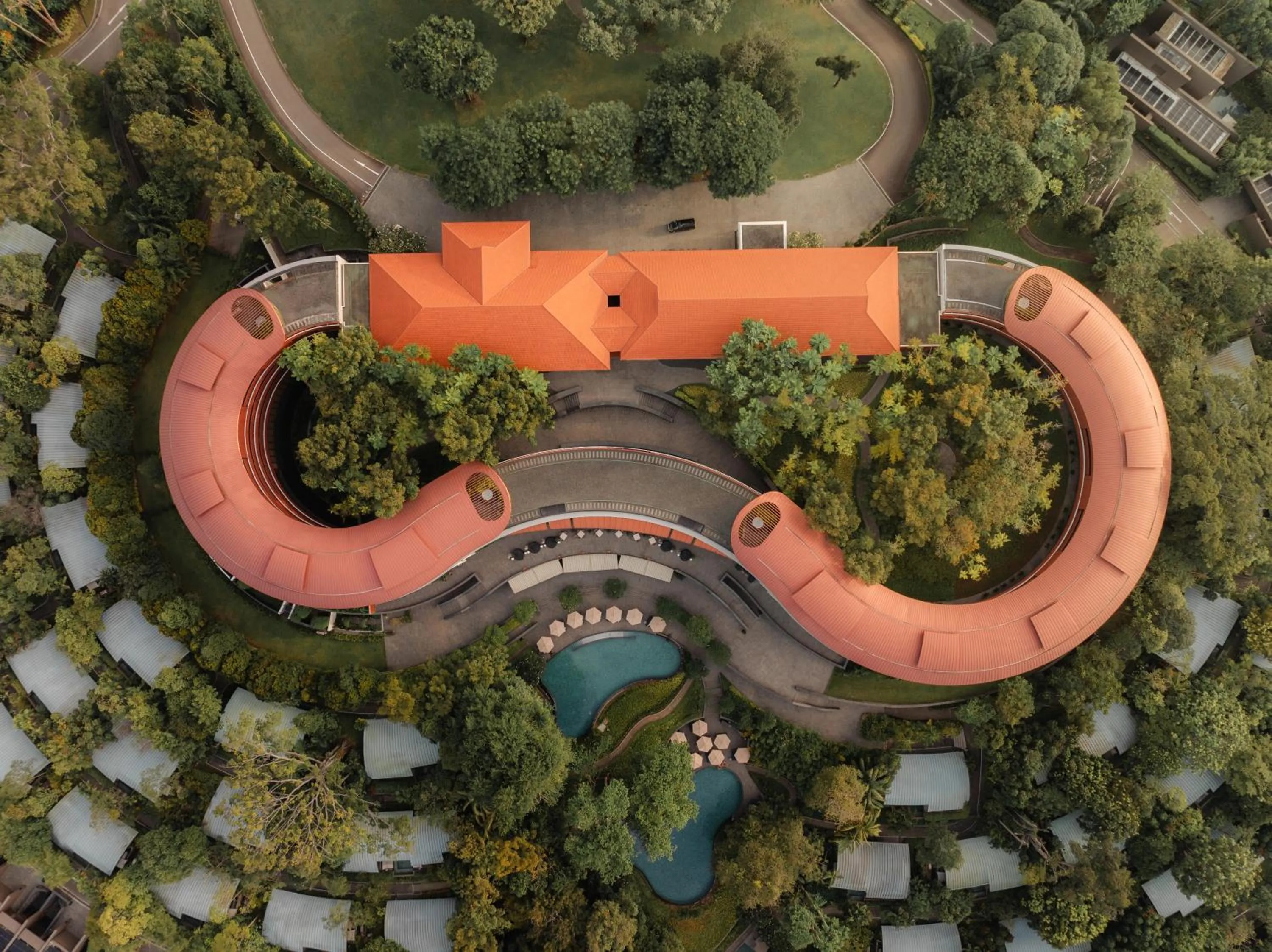 Facade/entrance in Capella Singapore