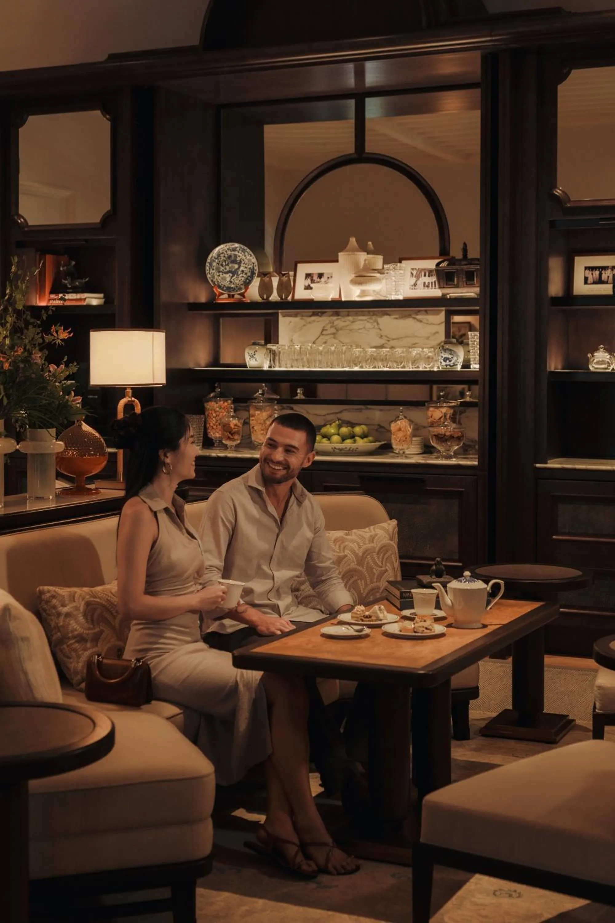 Lounge or bar in Capella Singapore