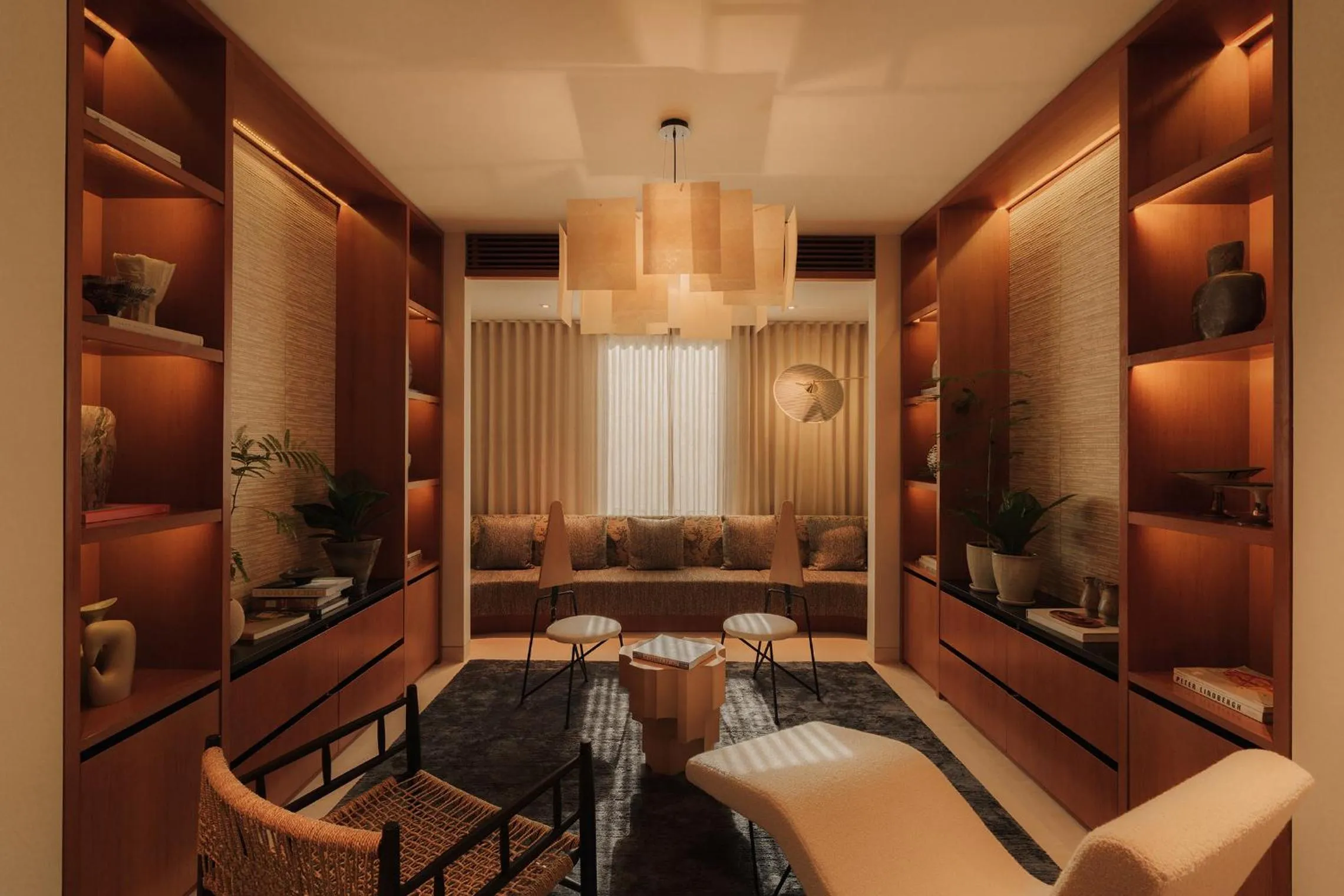 Seating area in Capella Singapore