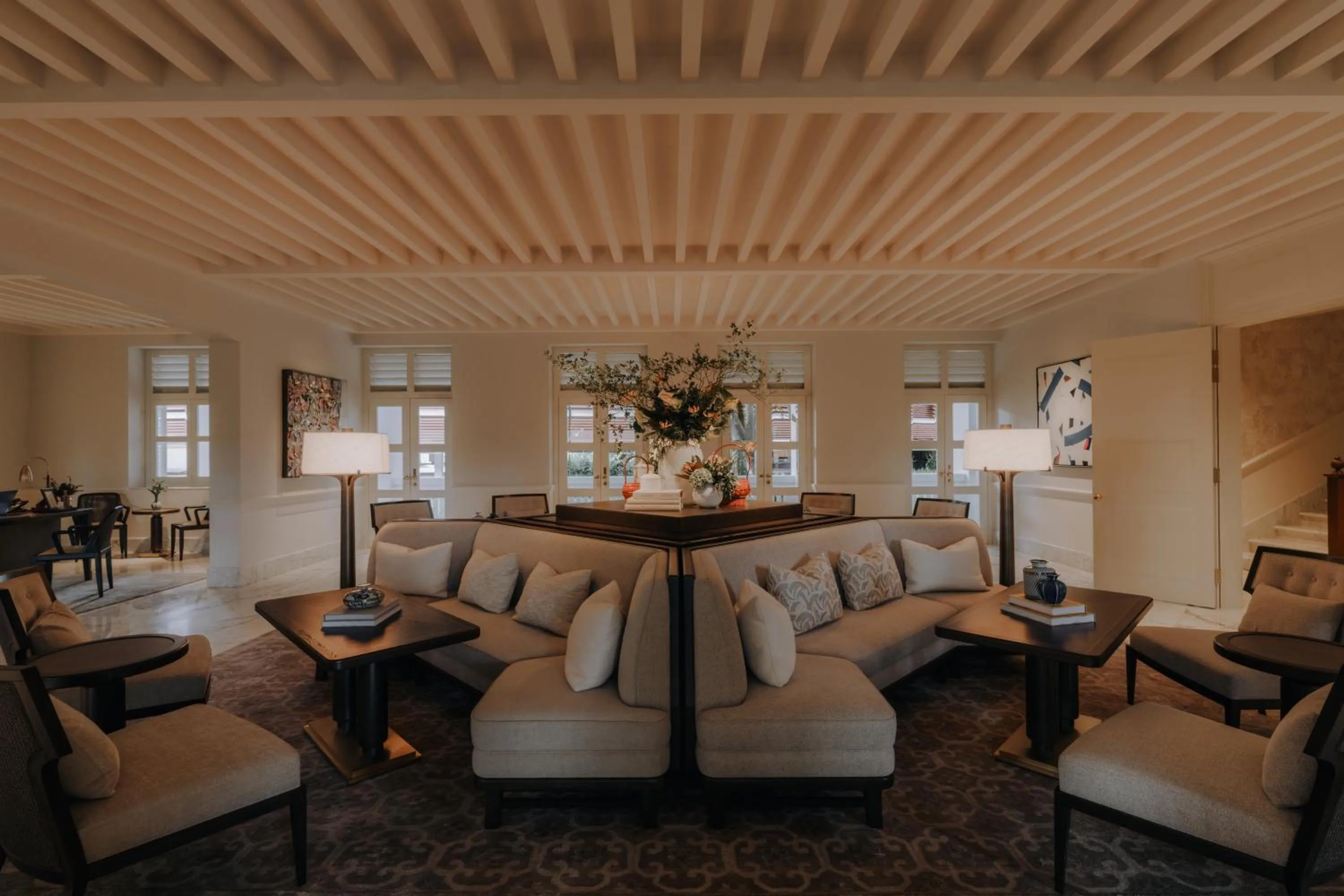 Lobby or reception in Capella Singapore