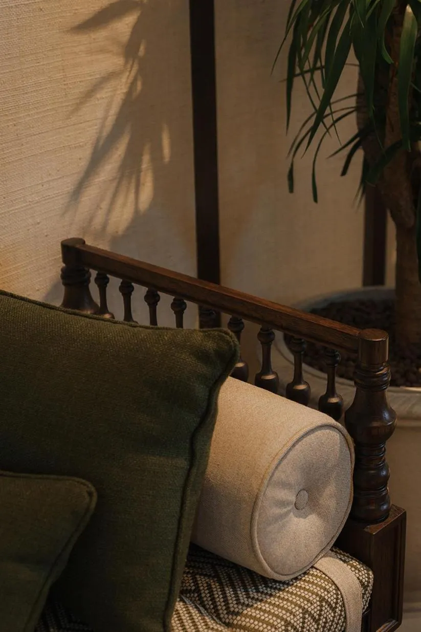 Seating area in Capella Singapore