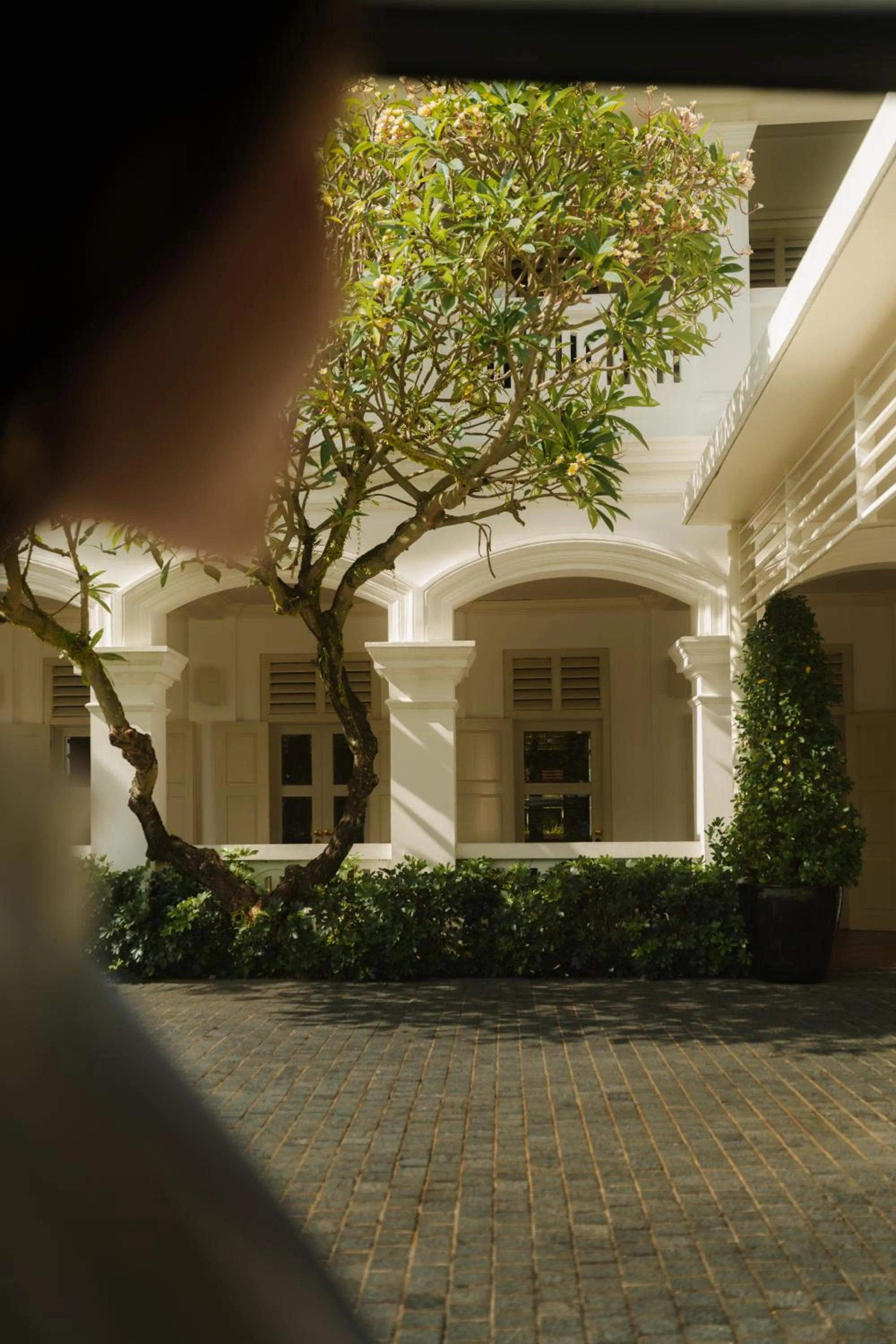 Facade/entrance in Capella Singapore