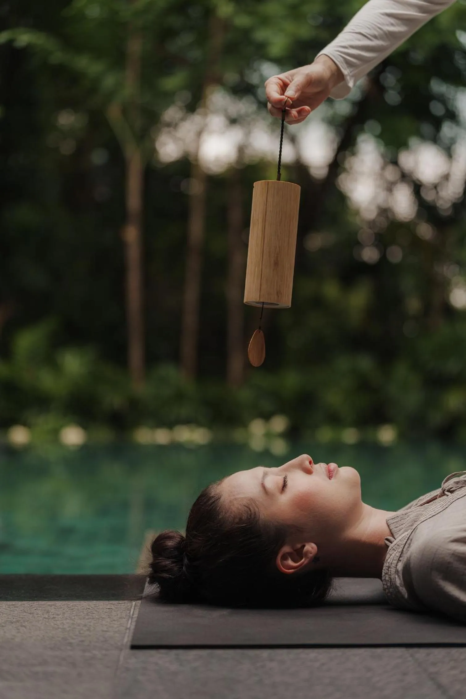 Swimming pool in Capella Singapore