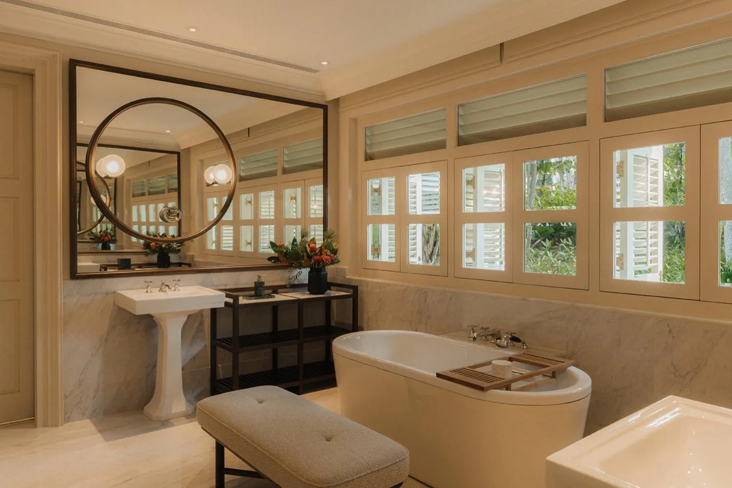 Bathroom in Capella Singapore