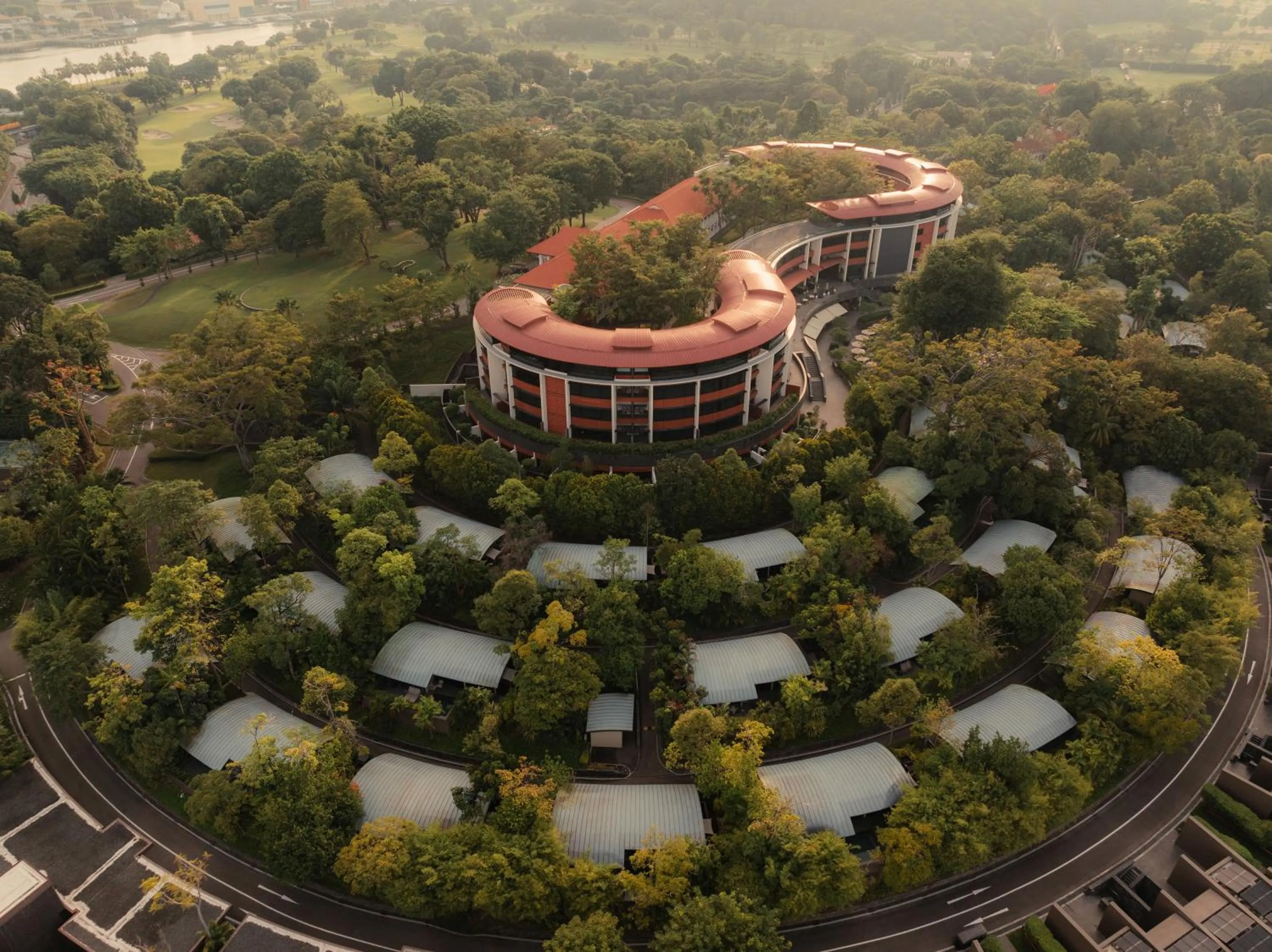 Facade/entrance in Capella Singapore