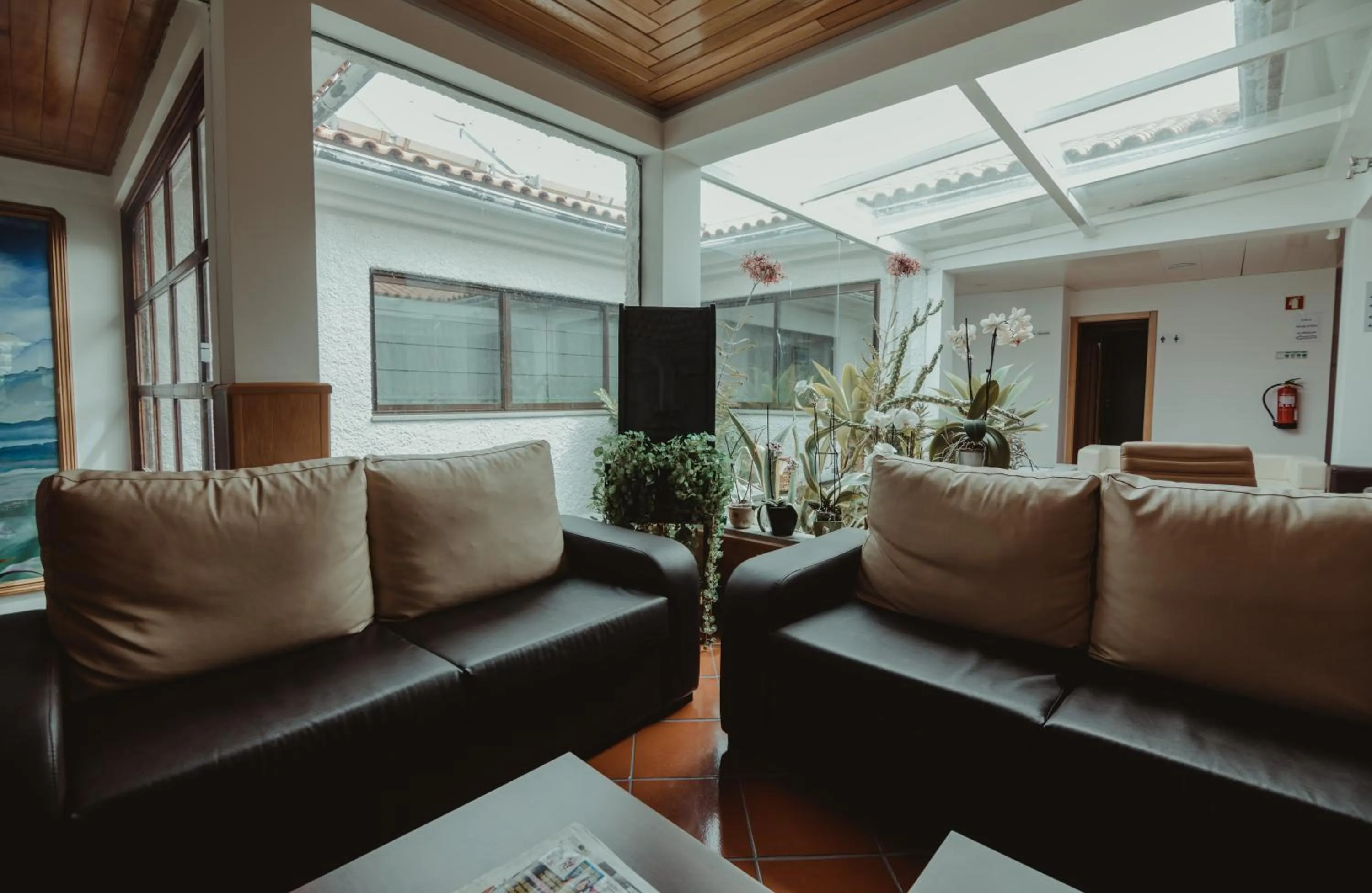 Lobby or reception in Hotel Senhora do Espinheiro