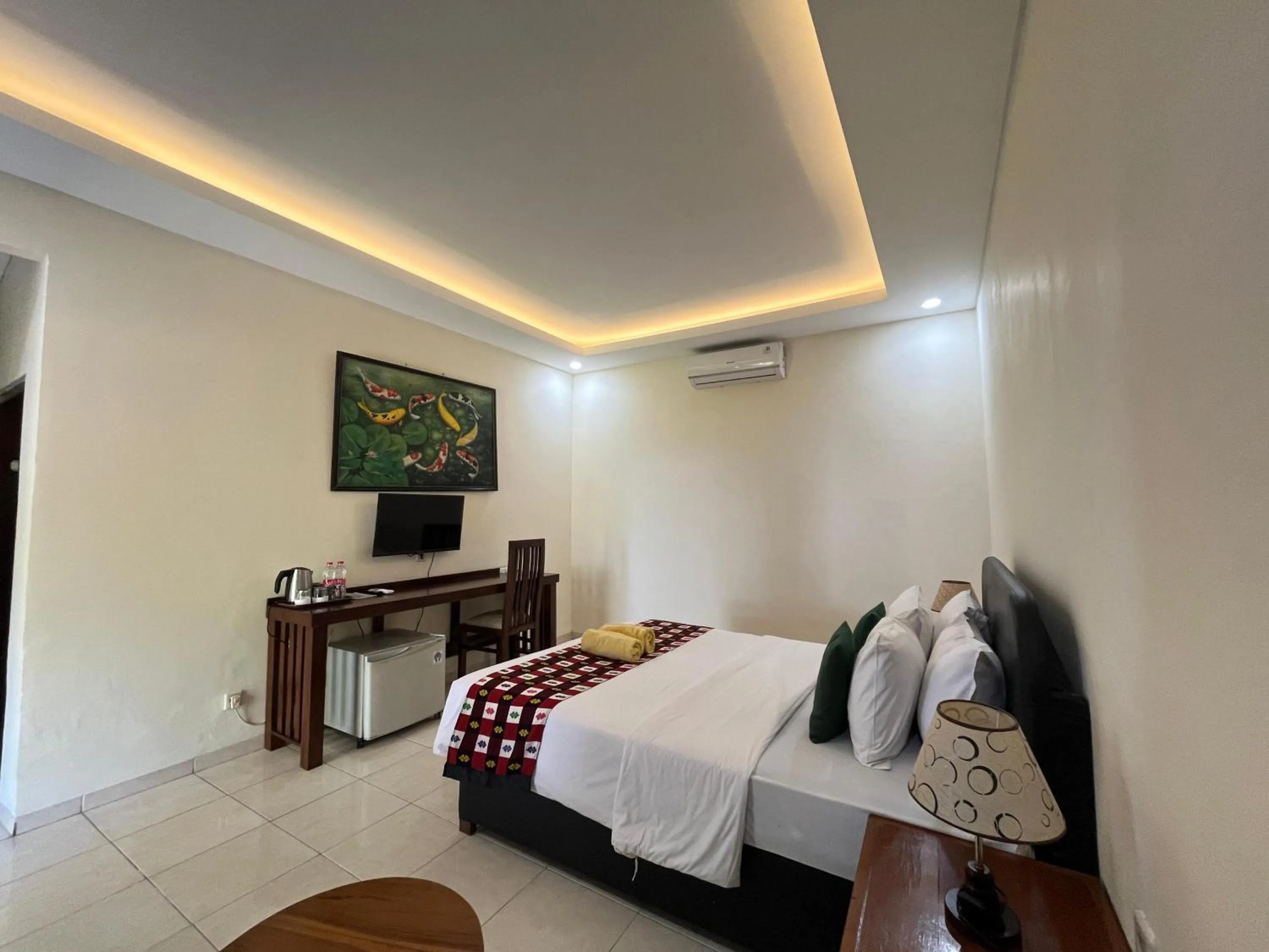 Bed in Lovina Beach Hotel