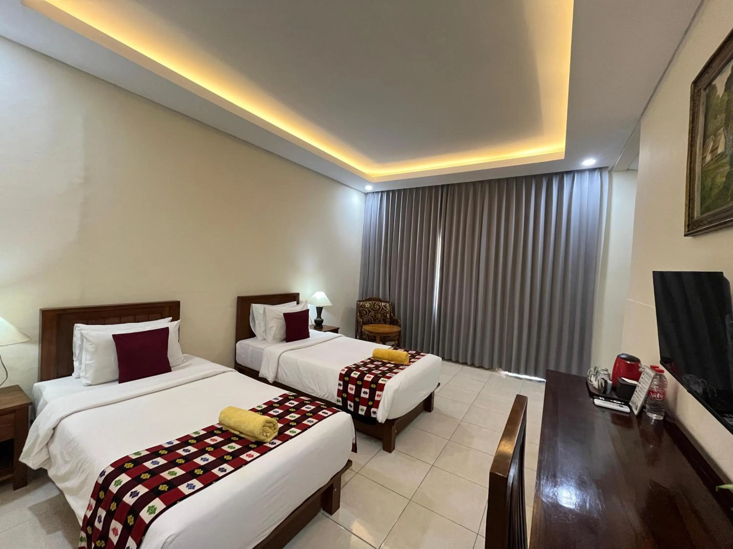 Bed in Lovina Beach Hotel