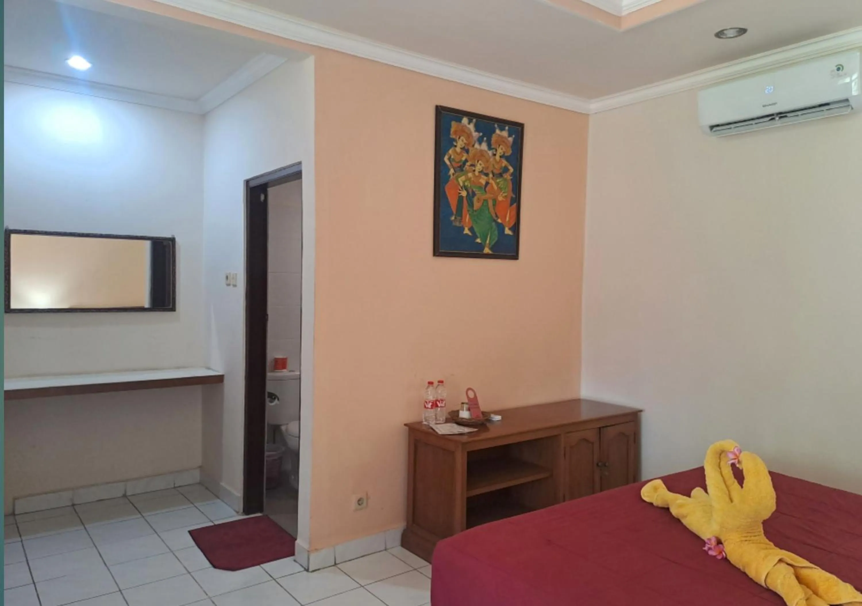 Bed in Lovina Beach Hotel