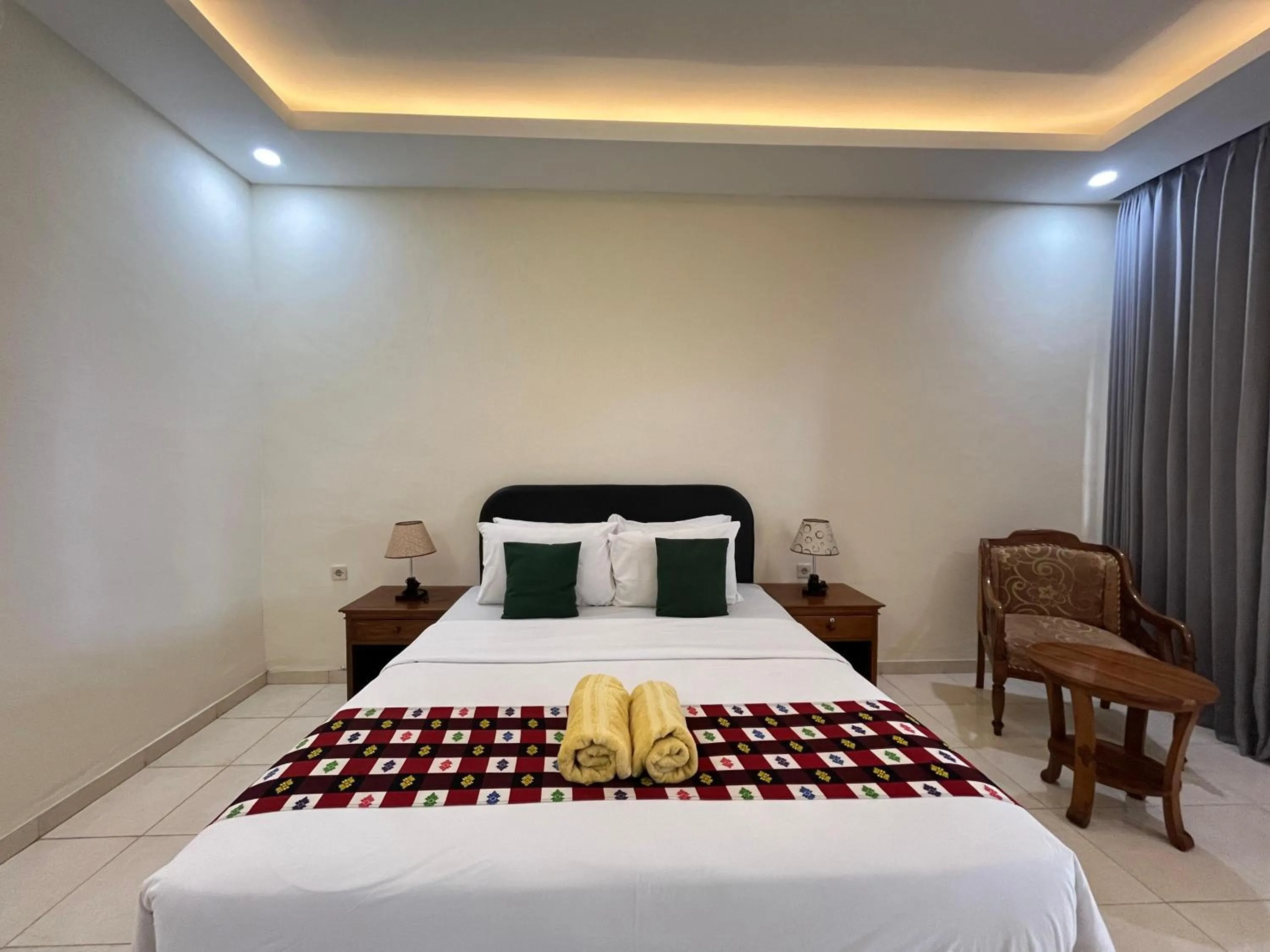 Bed in Lovina Beach Hotel