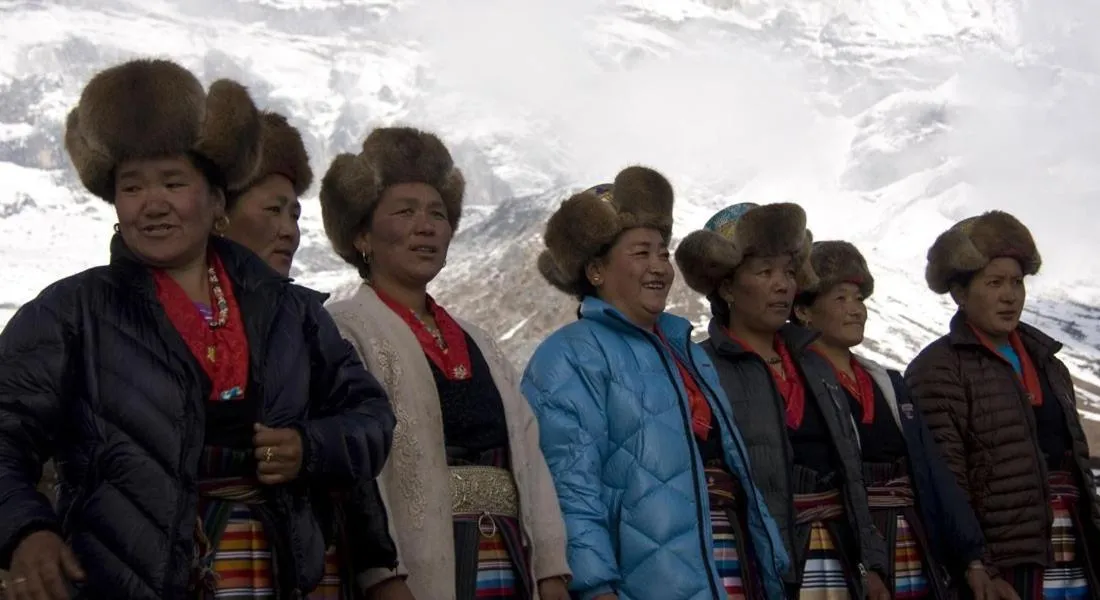 People in Mountain Lodges of Nepal - Namche