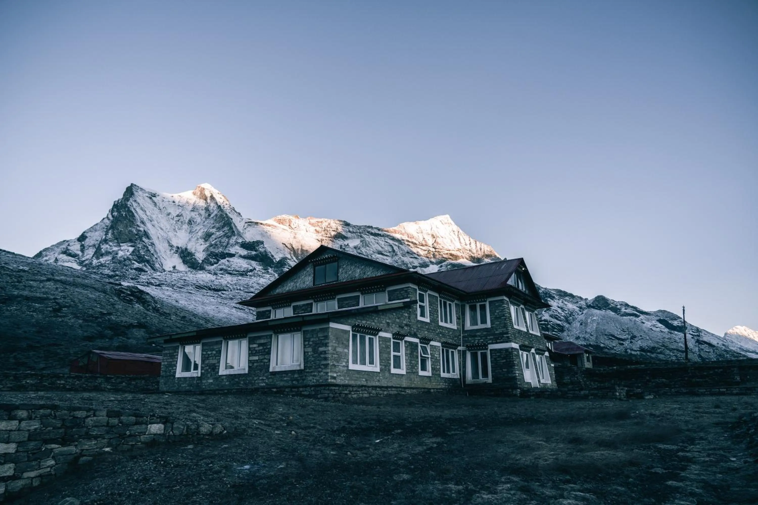 Property building in Mountain Lodges of Nepal - Kongde