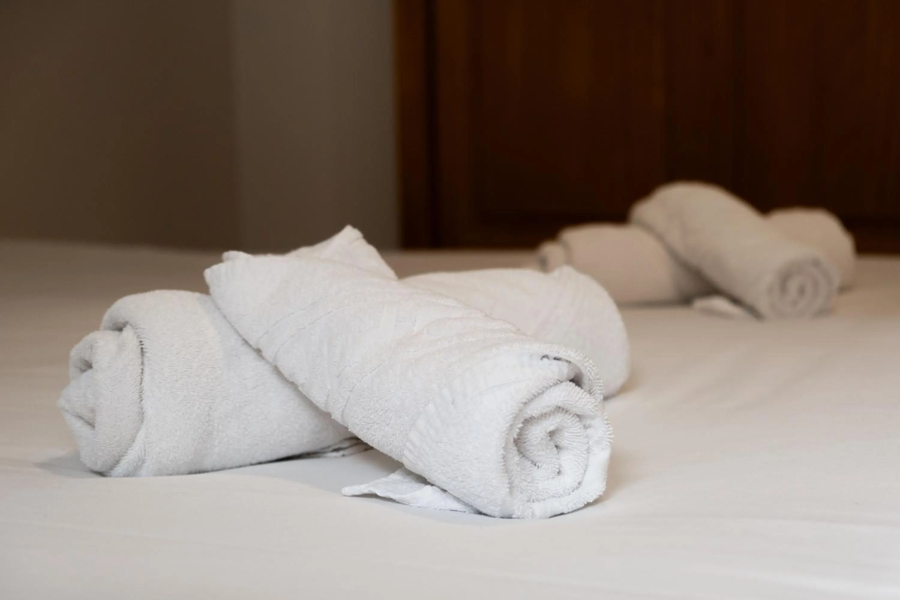 towels, Bed in Atmosphere Hotel