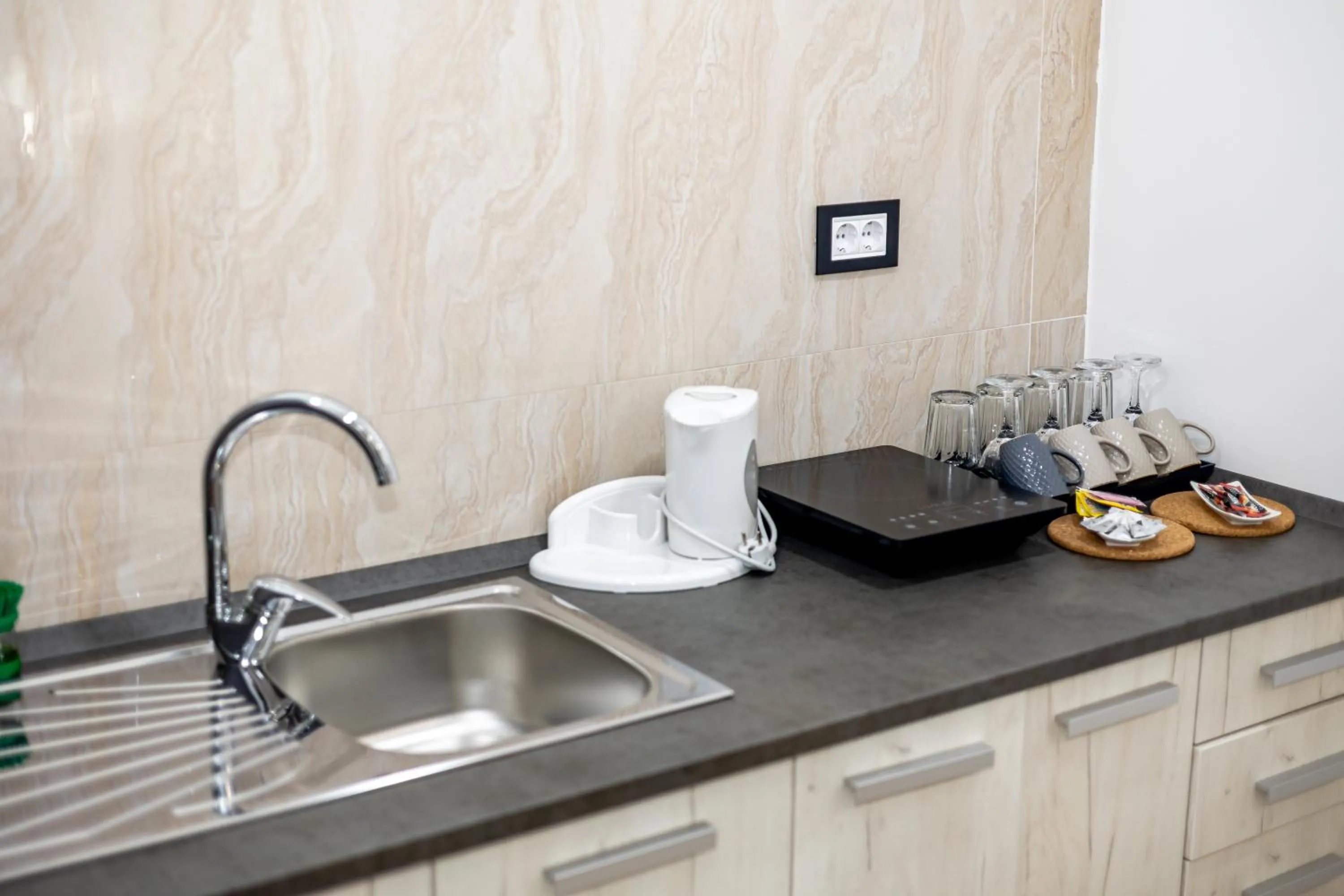 Kitchen or kitchenette in ForS Resort & Spa