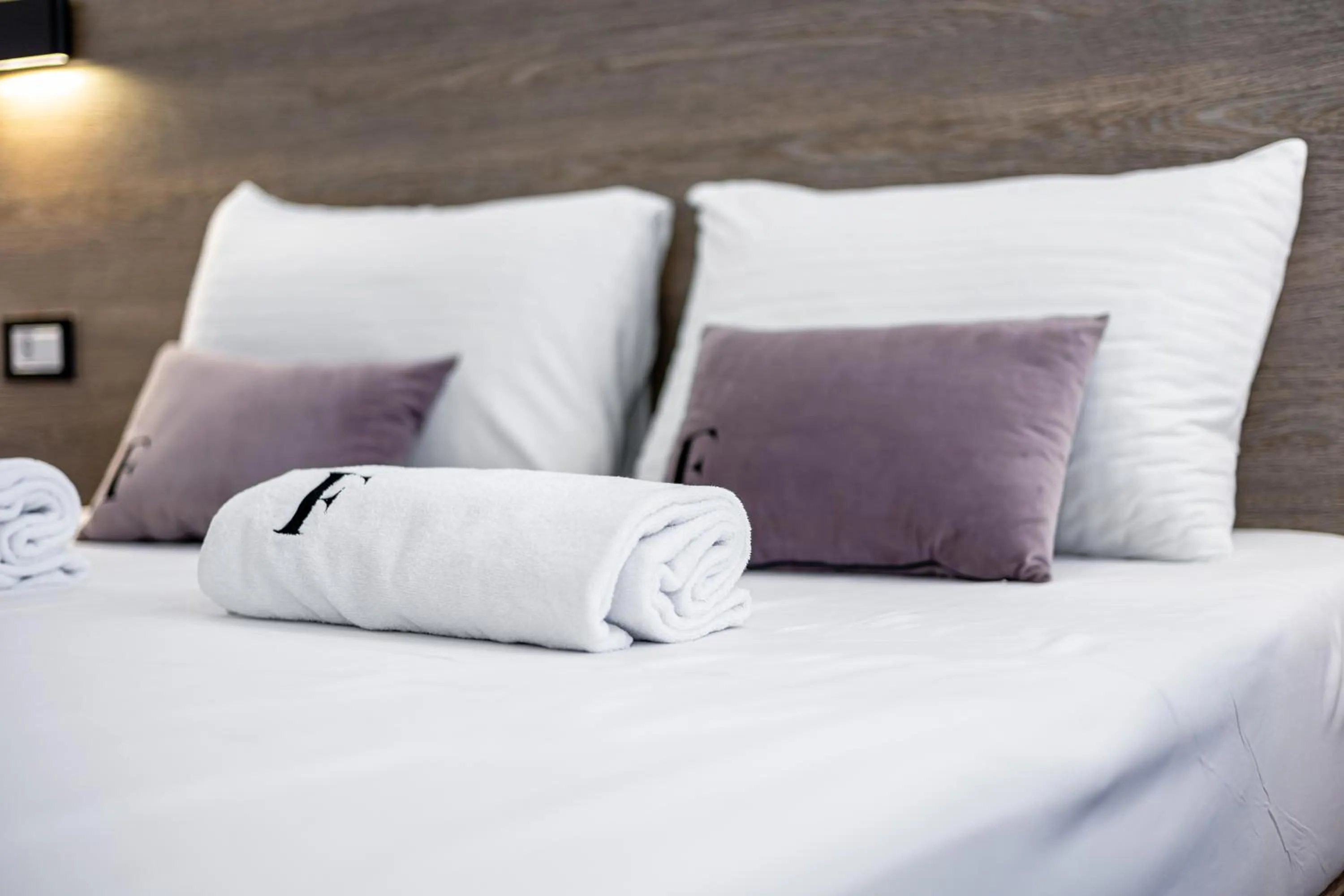 Bed in ForS Resort & Spa