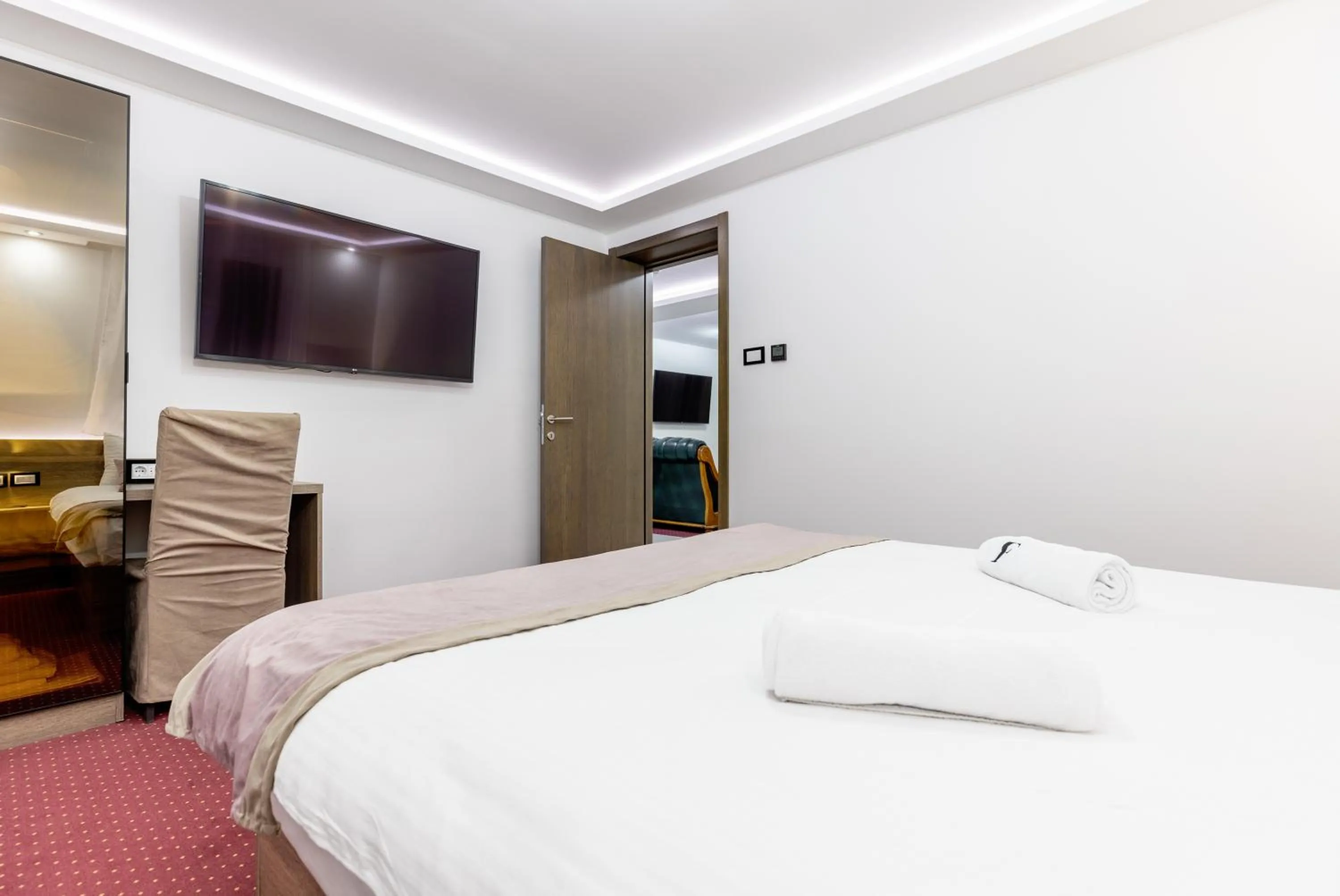 Bed in ForS Resort & Spa