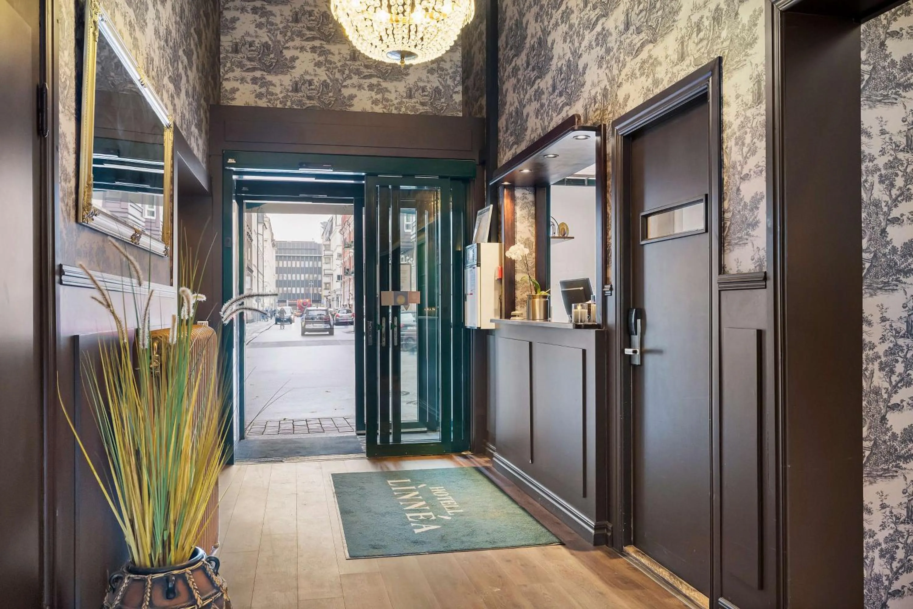 Lobby or reception in Hotell Linnéa - Helsingborg
