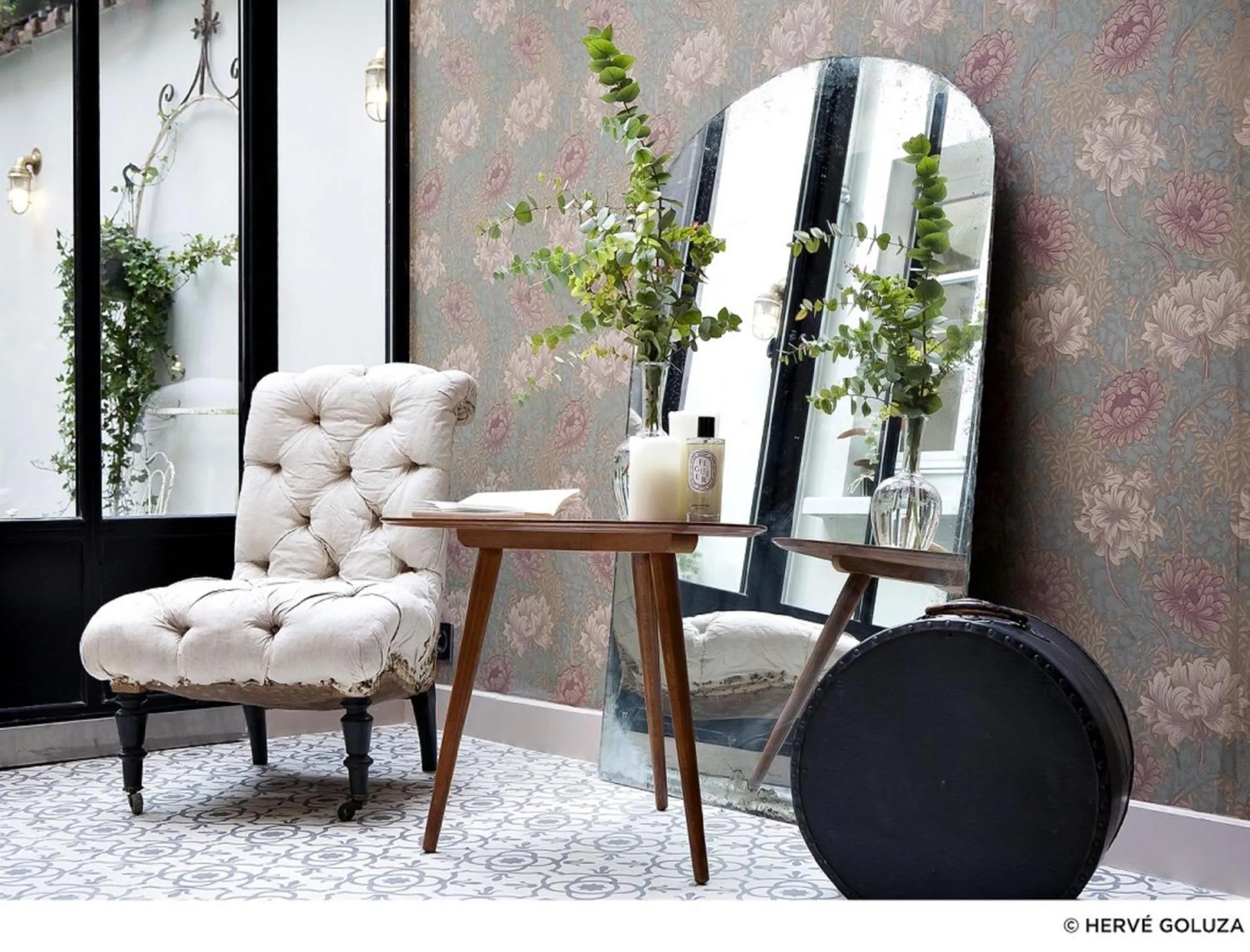 Decorative detail in Hôtel Henriette