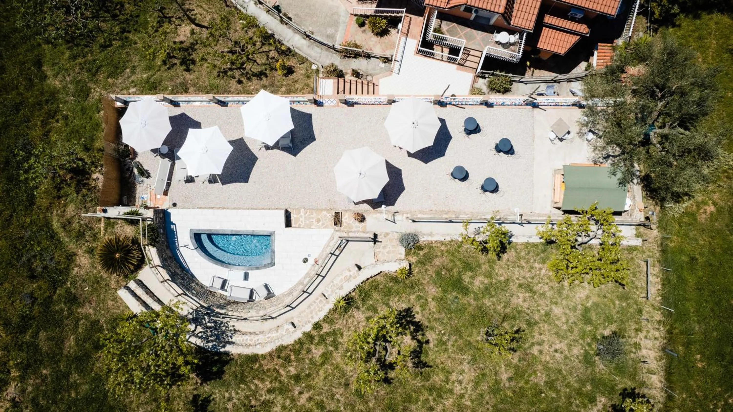 Hot Tub in Villa Santa Sofia