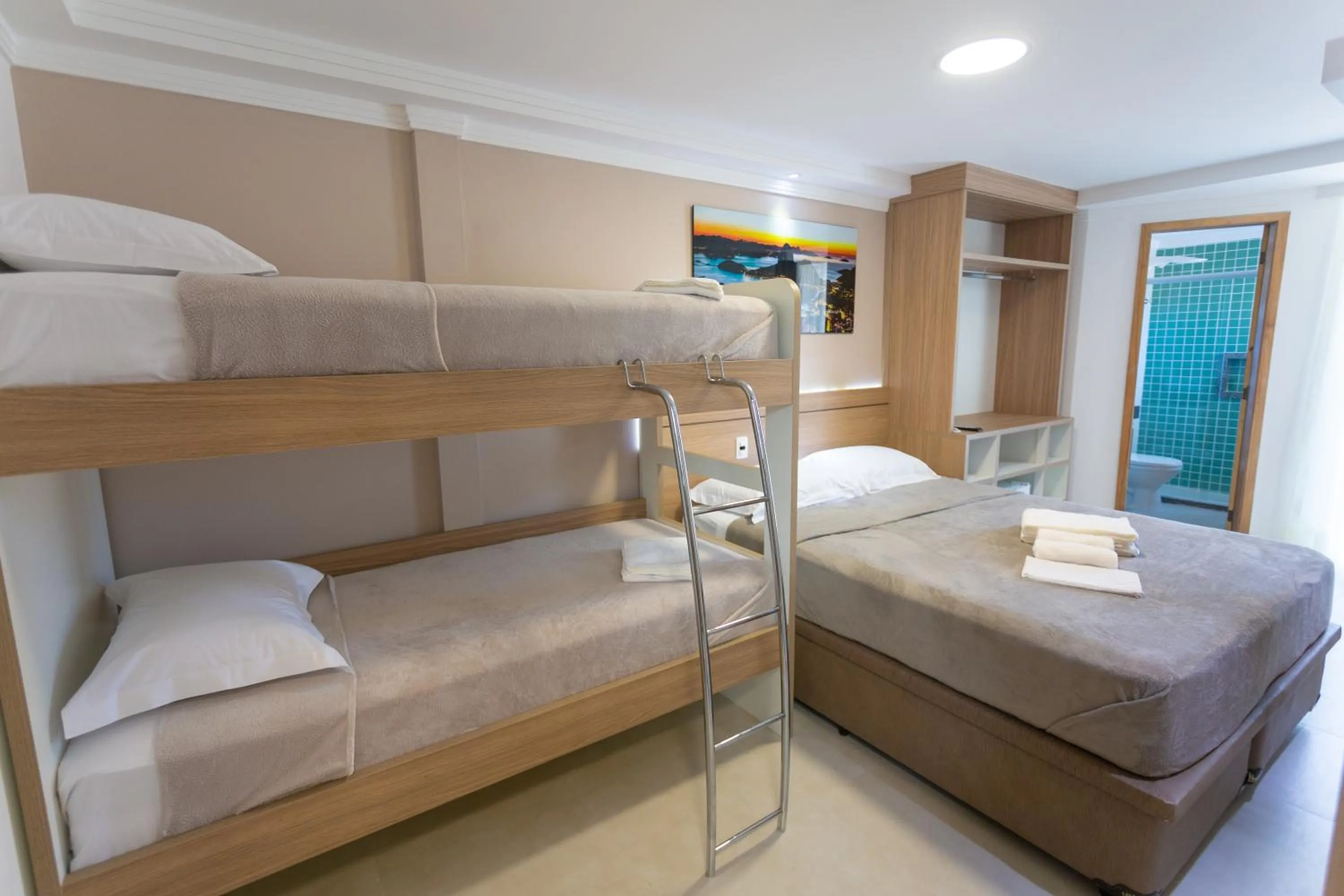 Bed in Pousada Nascer do Sol