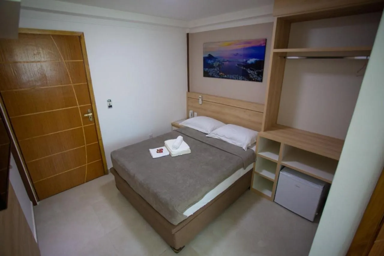 Bed in Pousada Nascer do Sol