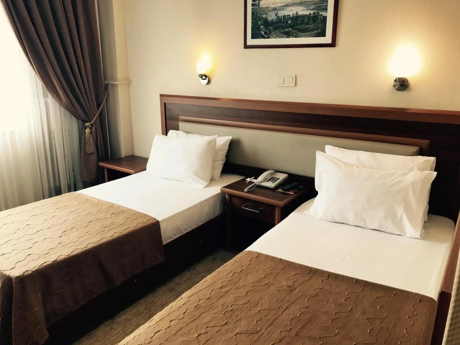 Bed in Hotel Villa Marina