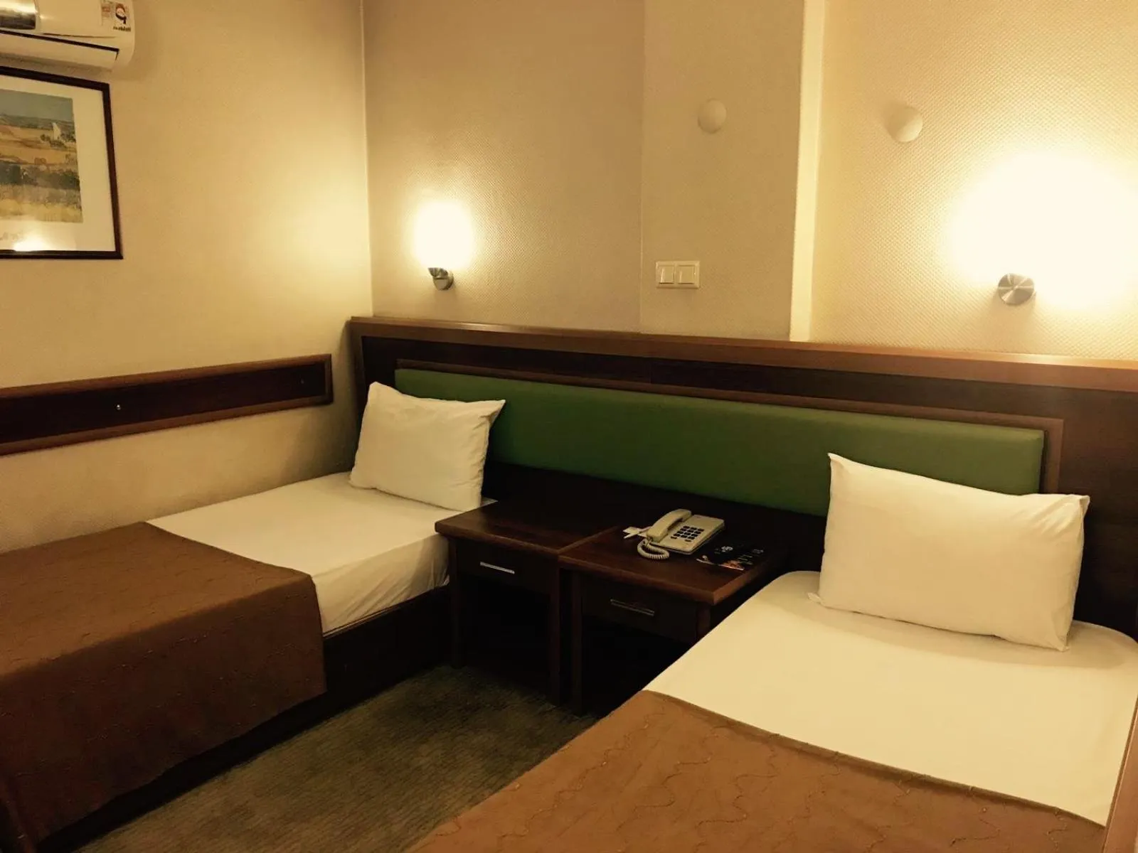 Bed in Hotel Villa Marina