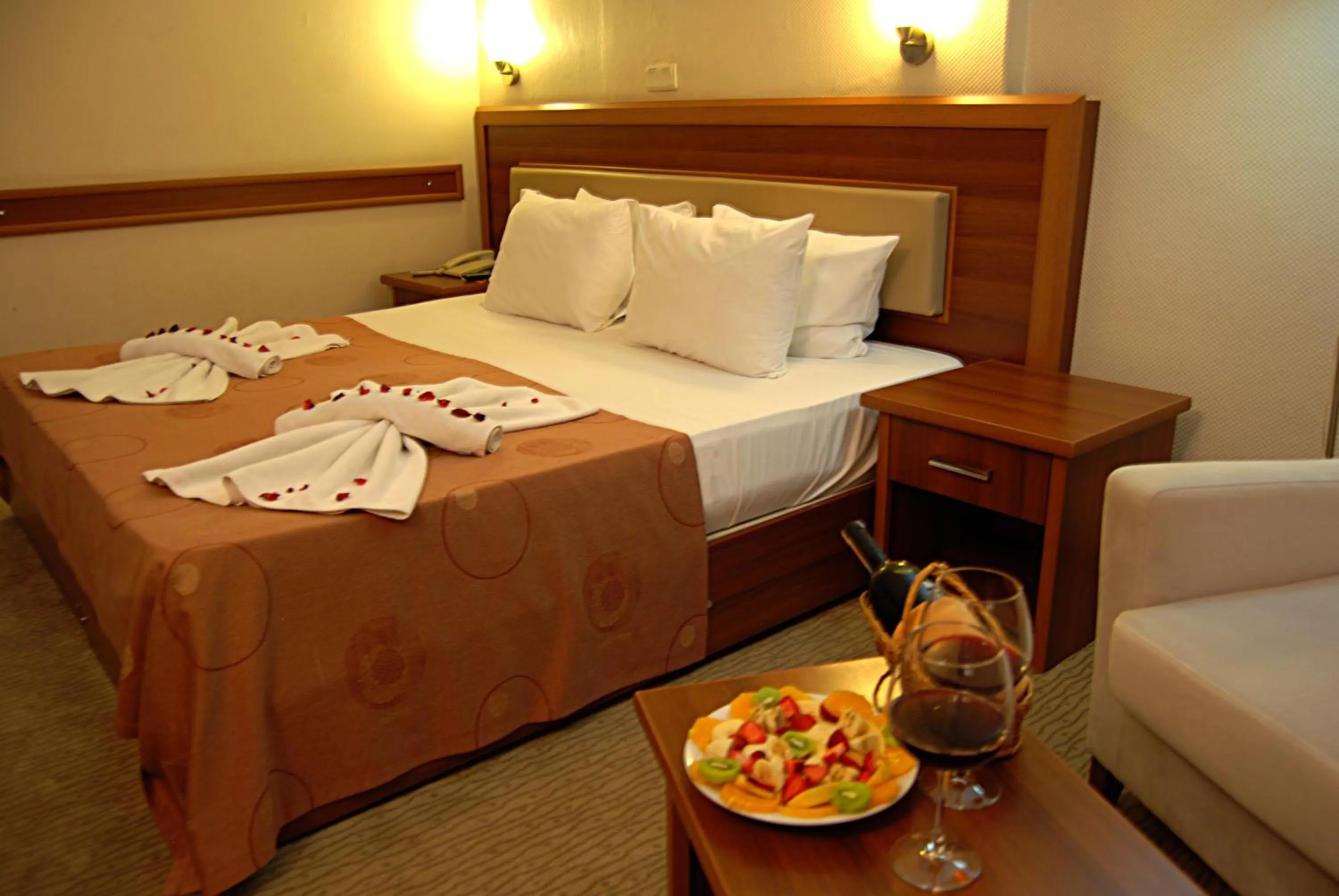 Bed in Hotel Villa Marina