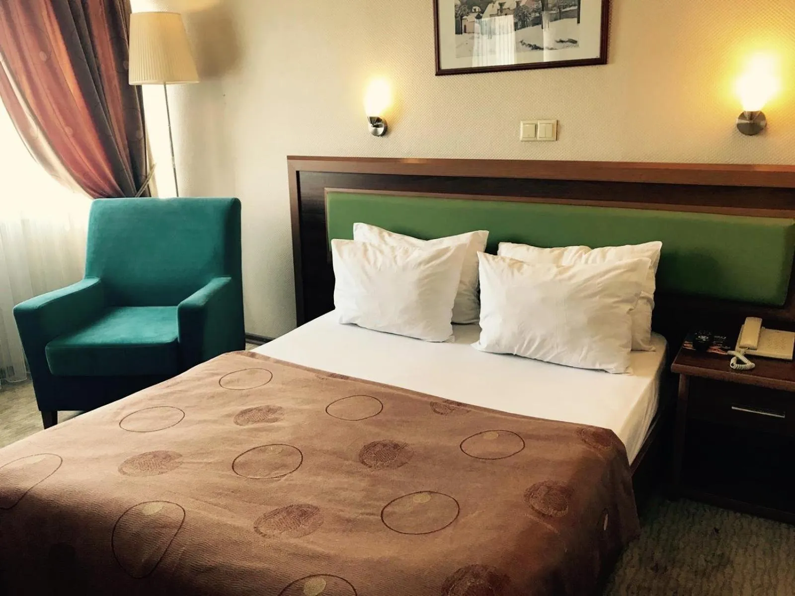 Bed in Hotel Villa Marina