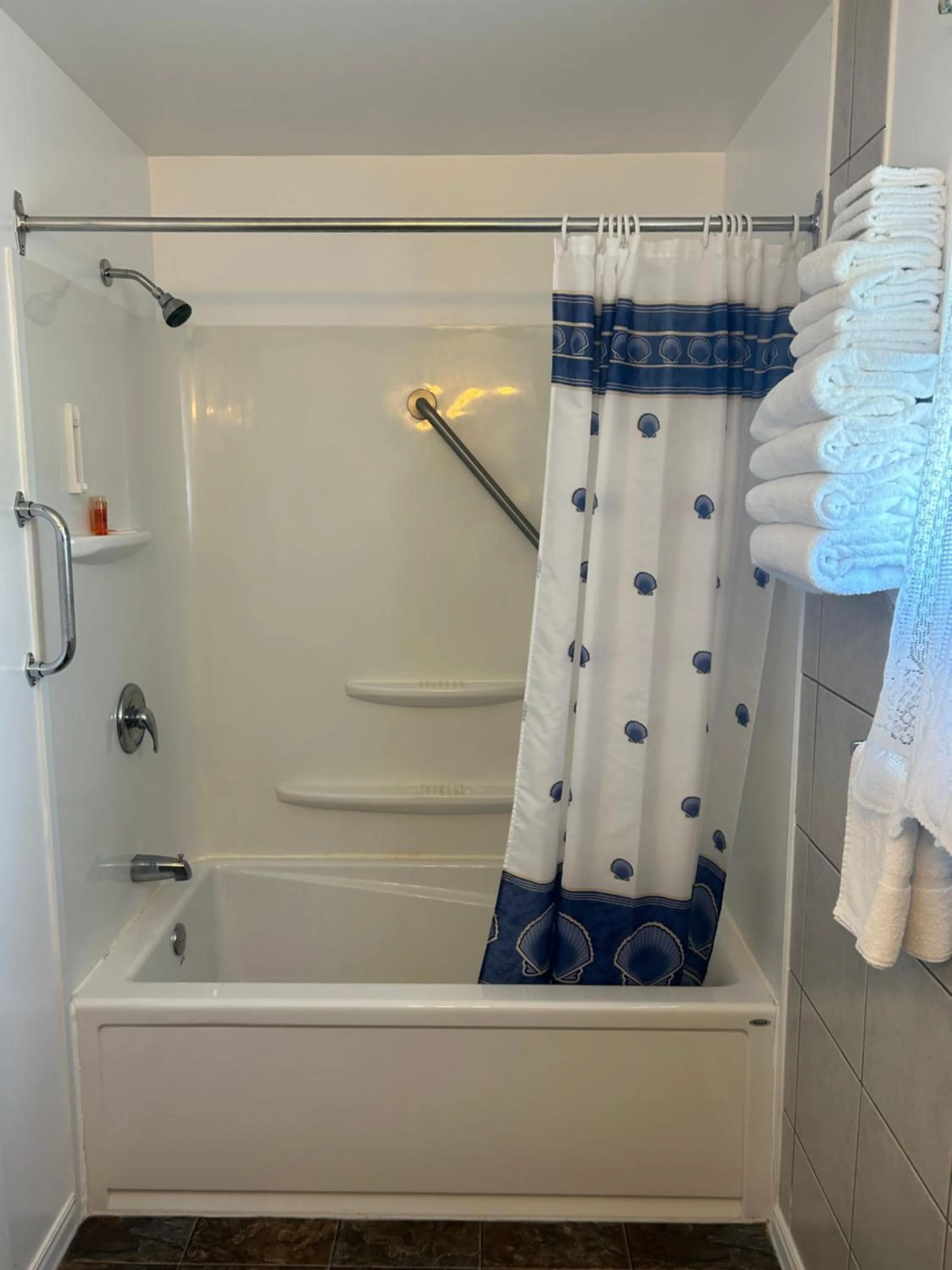 Bath in The Silver Birch Motel