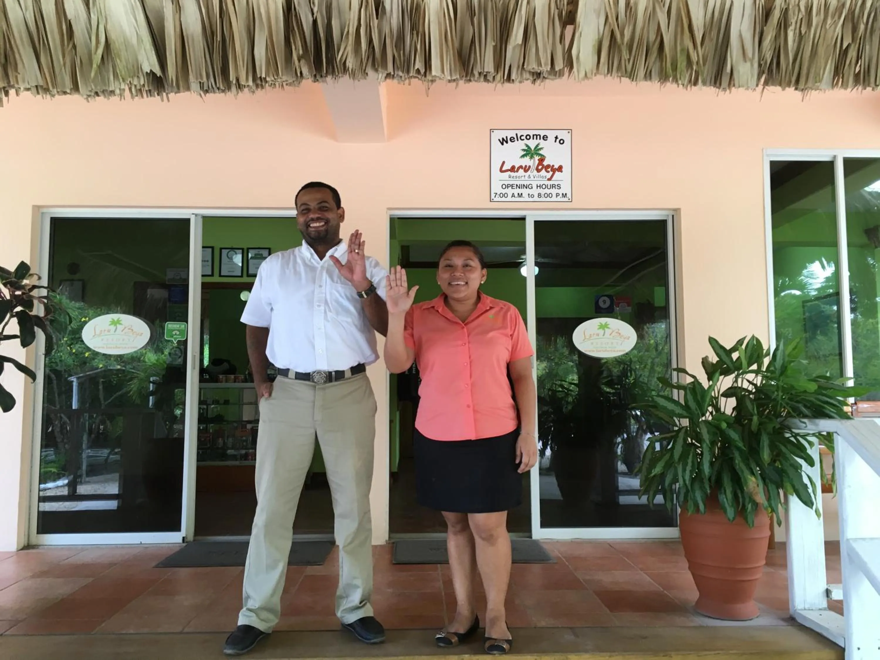 Staff in Laru Beya Resort