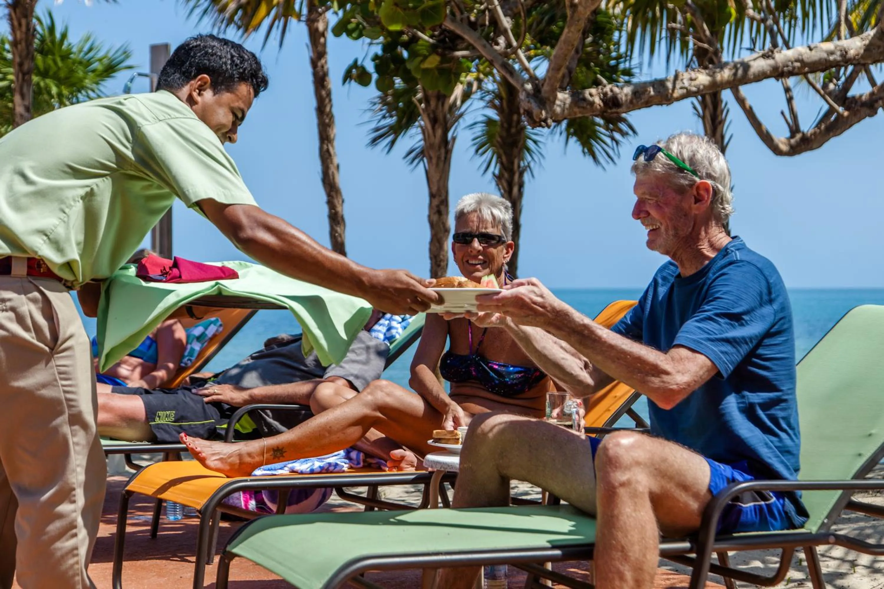 group of guests in Laru Beya Resort