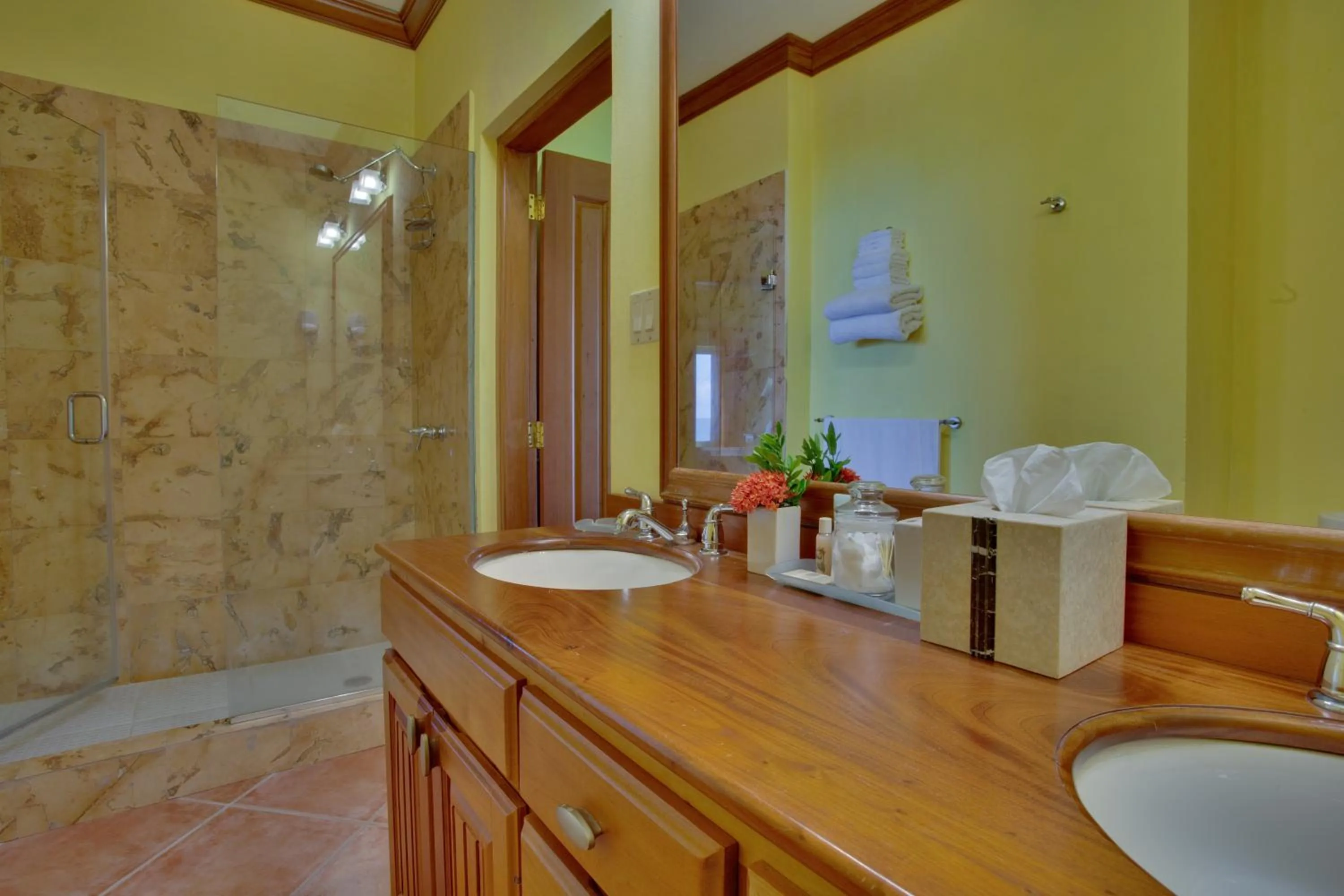 Bathroom in Laru Beya Resort