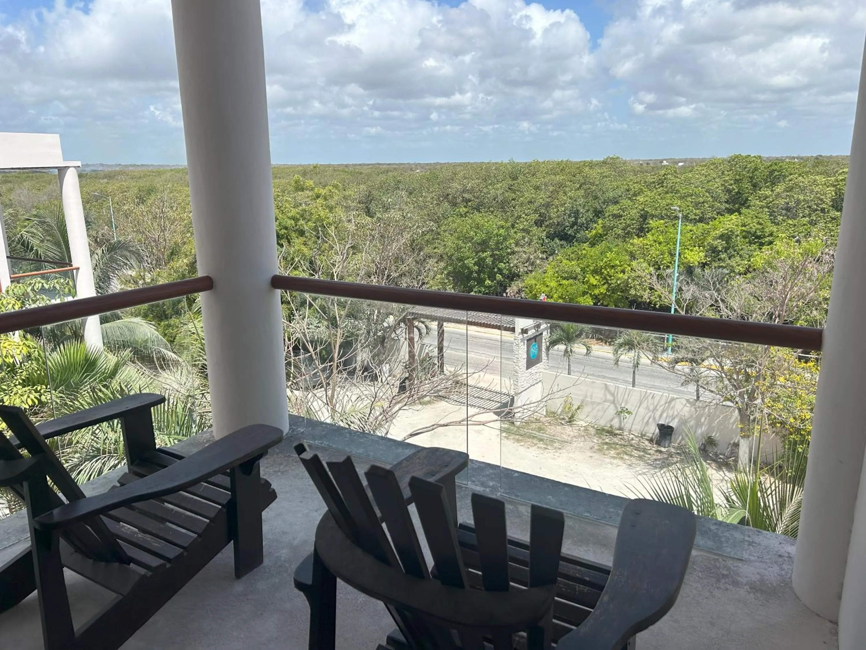 Balcony/Terrace in Aquastar Unique Hotel & Apartments Mahahual