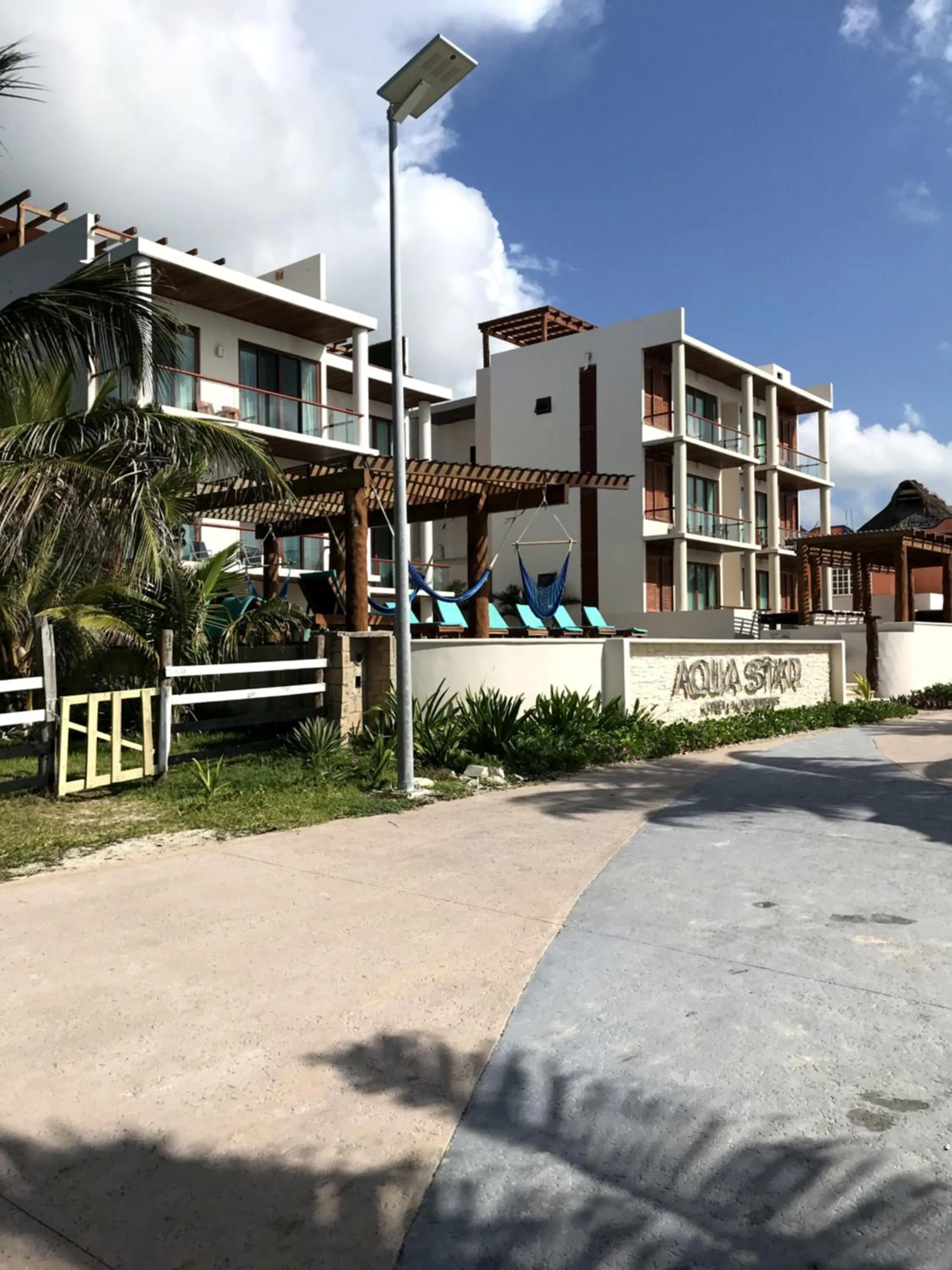 Property building in Aquastar Unique Hotel & Apartments Mahahual