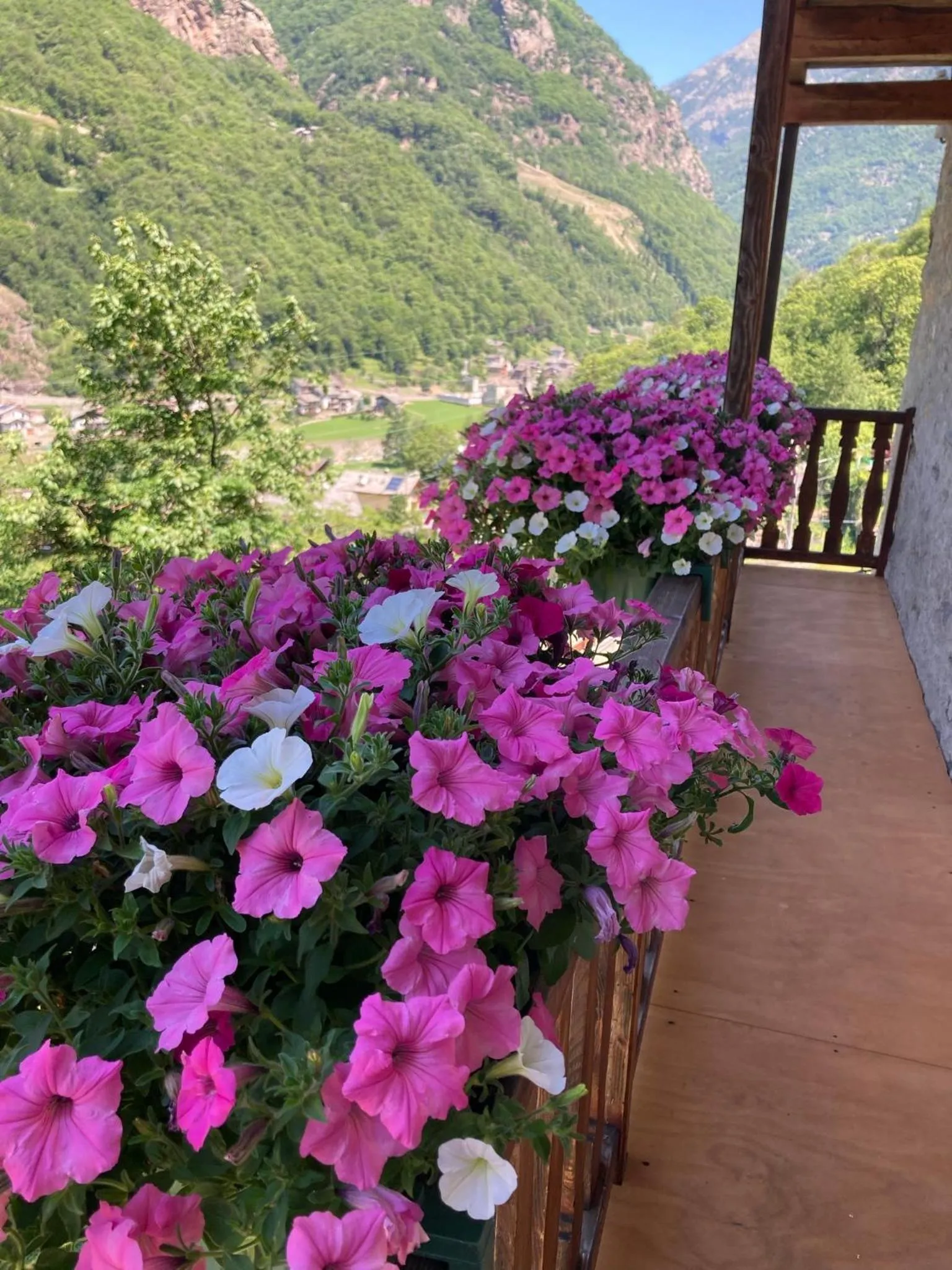 Balcony/Terrace in B&B Maison Vallomy
