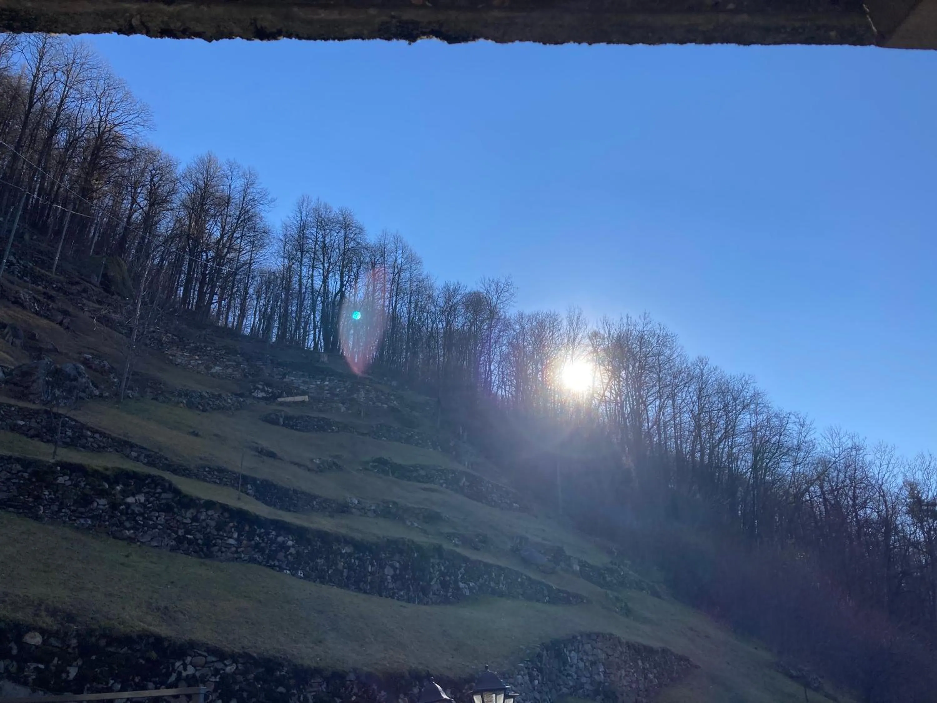 Natural landscape in B&B Maison Vallomy