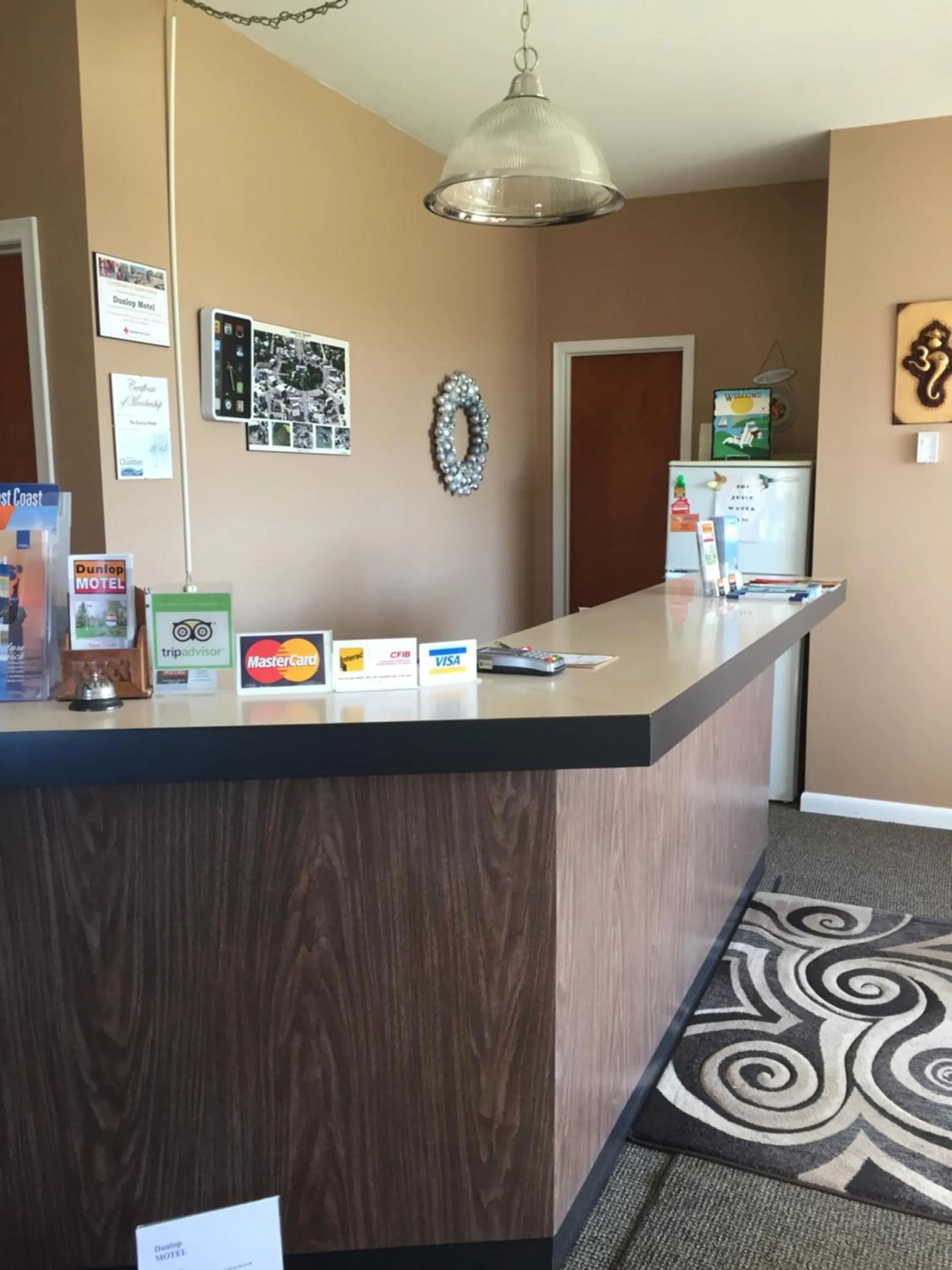 Lobby or reception in Dunlop Motel