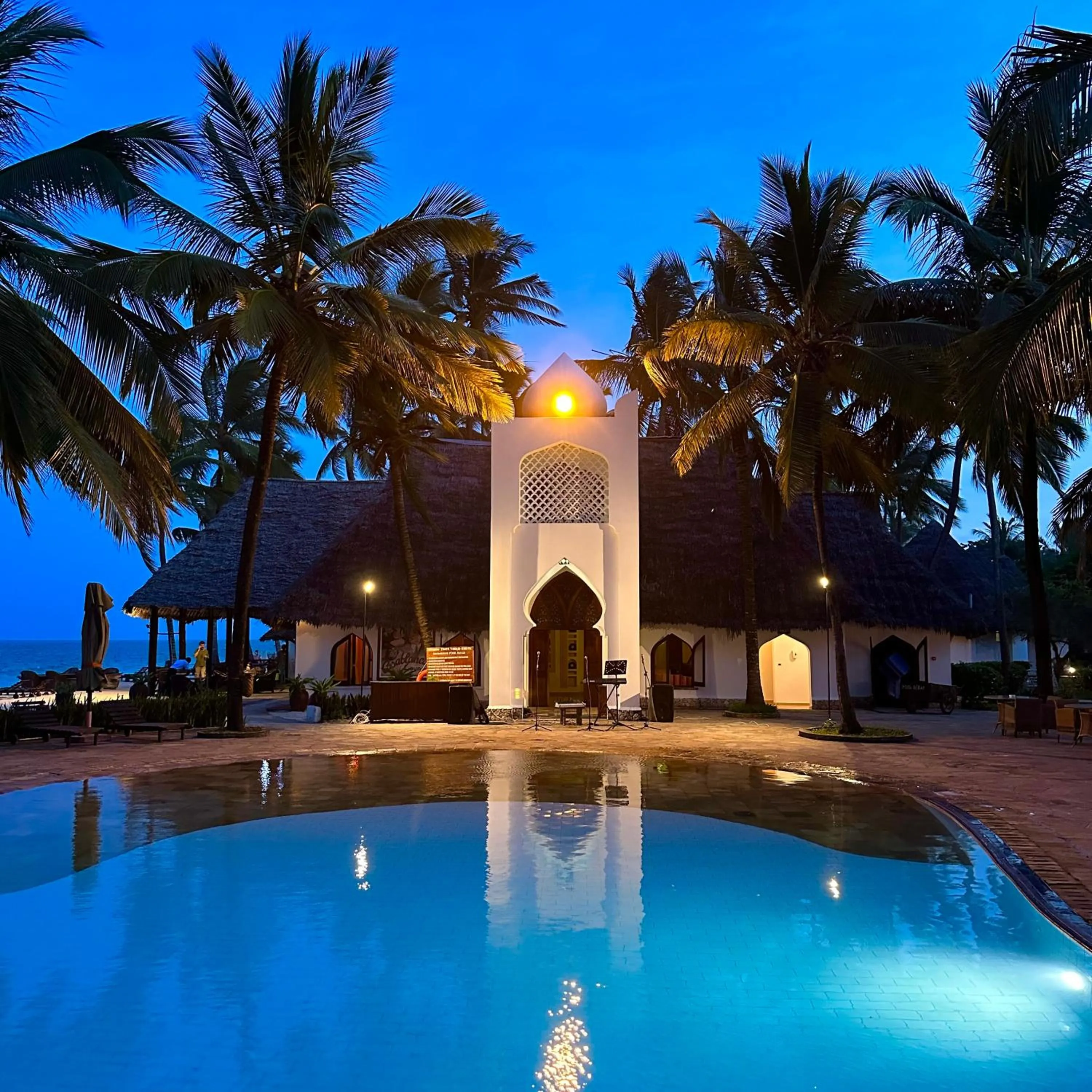 Pool view in Sultan Sands Island Resort & Spa