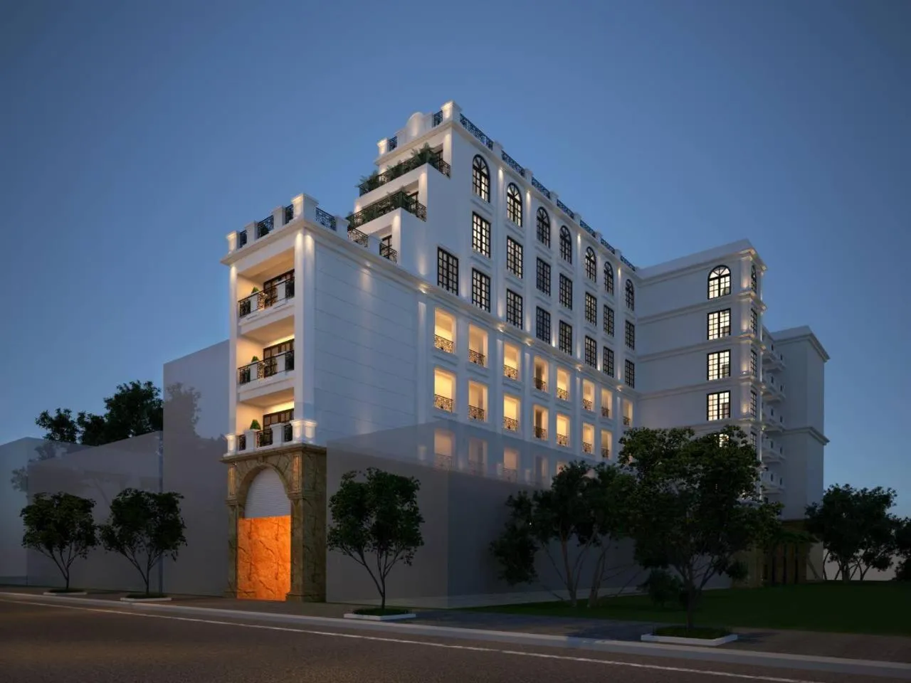 Property building in Azalea Parkview Hotel