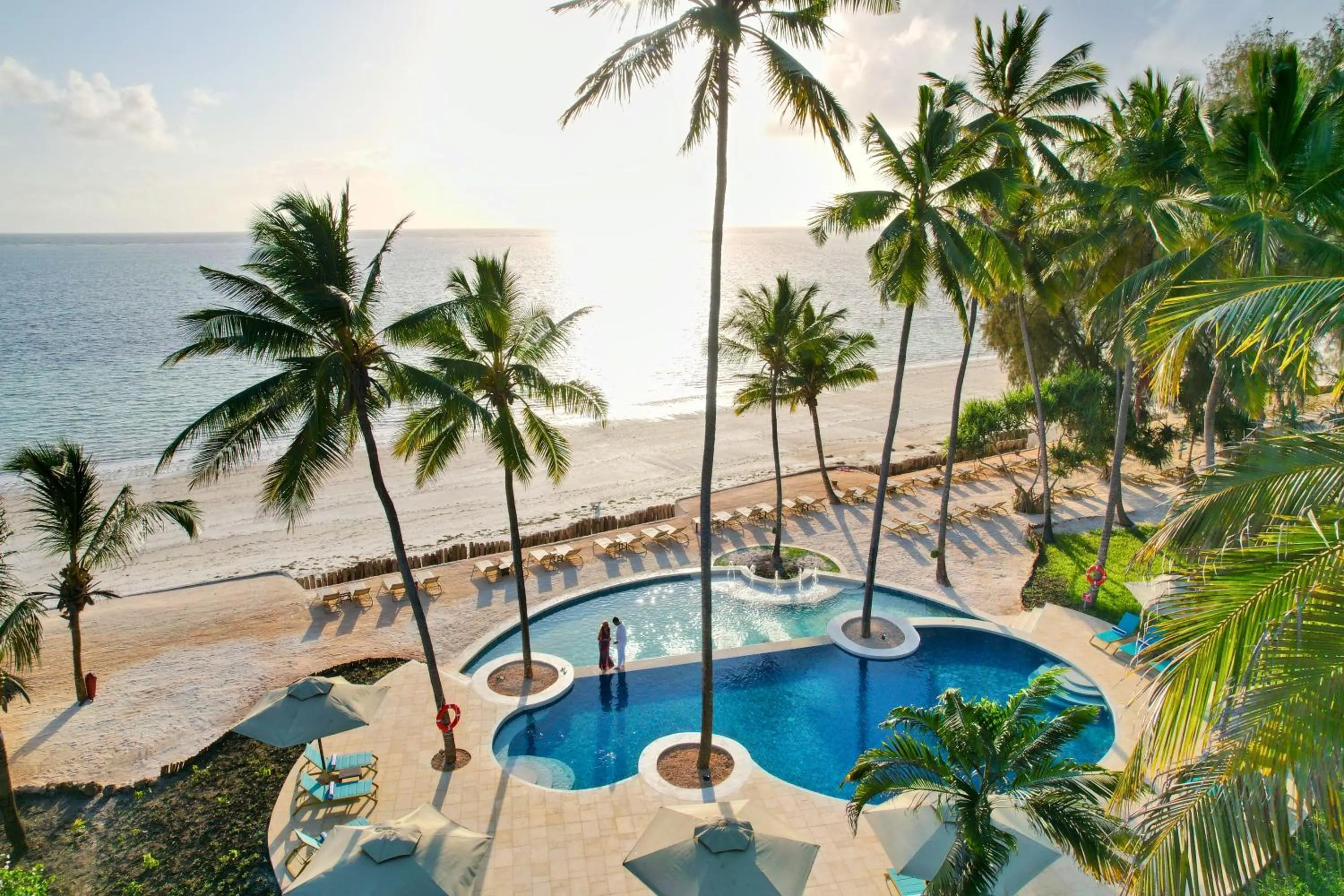 Swimming pool in Bluebay Beach Resort & Spa