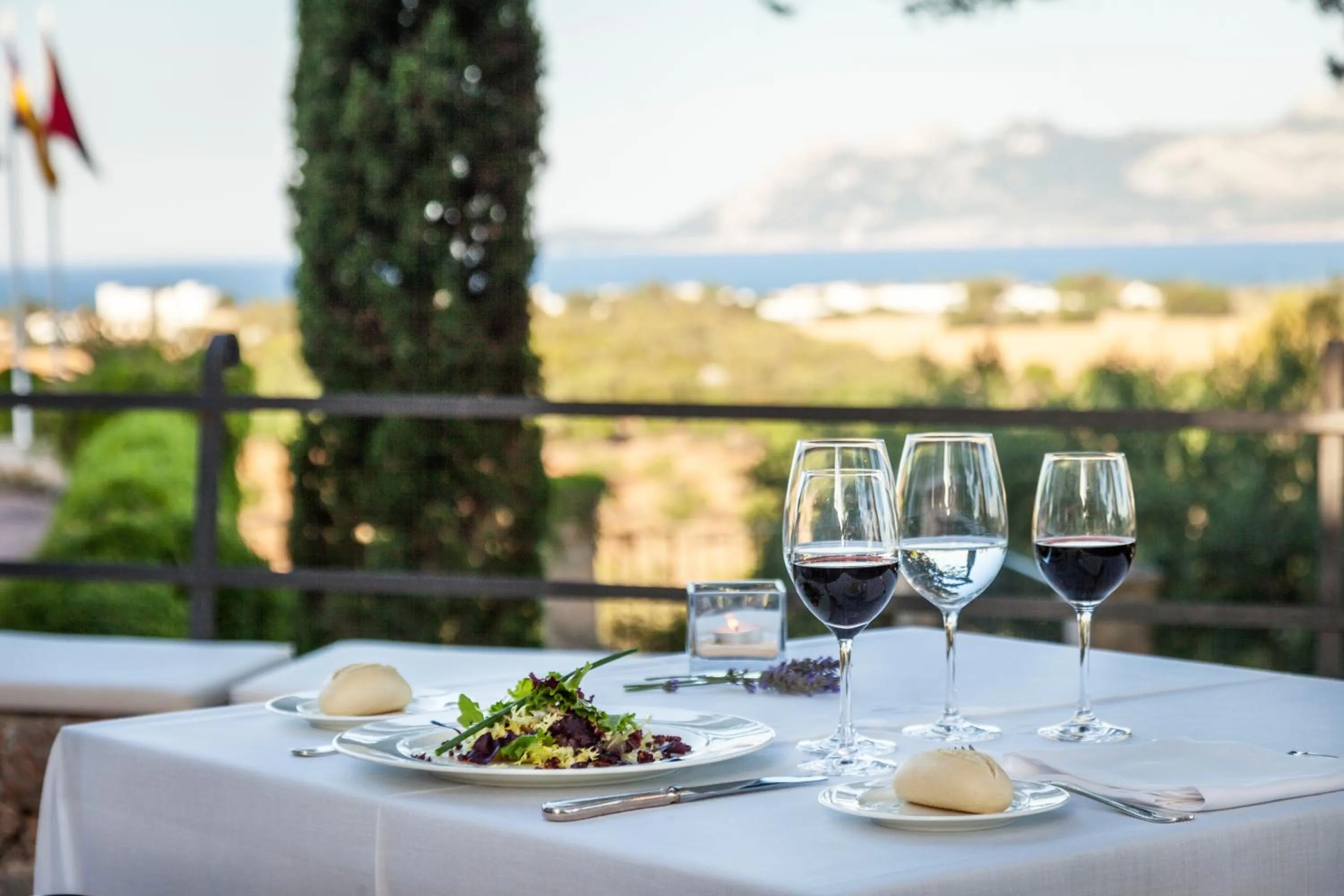 Food and drinks in Hotel Llenaire