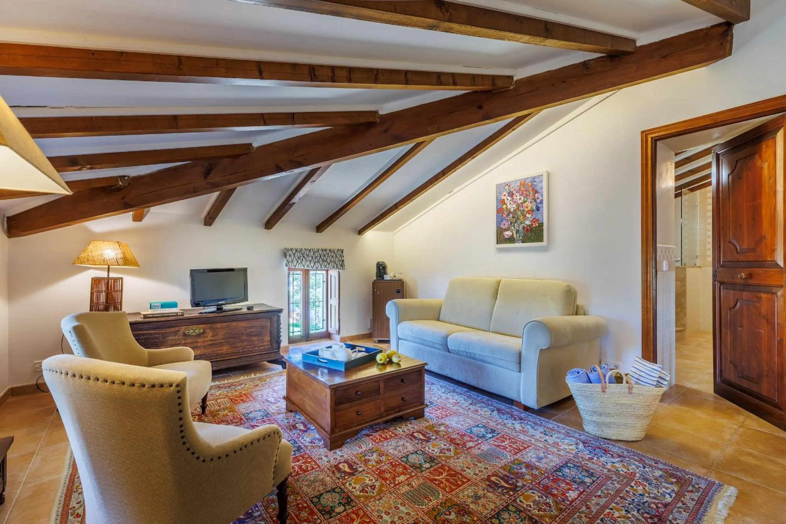 Living room in Hotel Llenaire