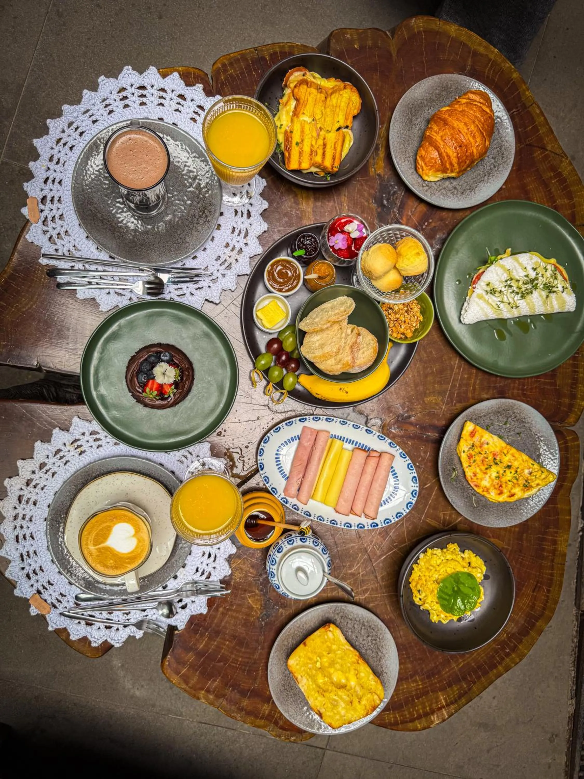 Breakfast in Hotel Giardino Di Pietra