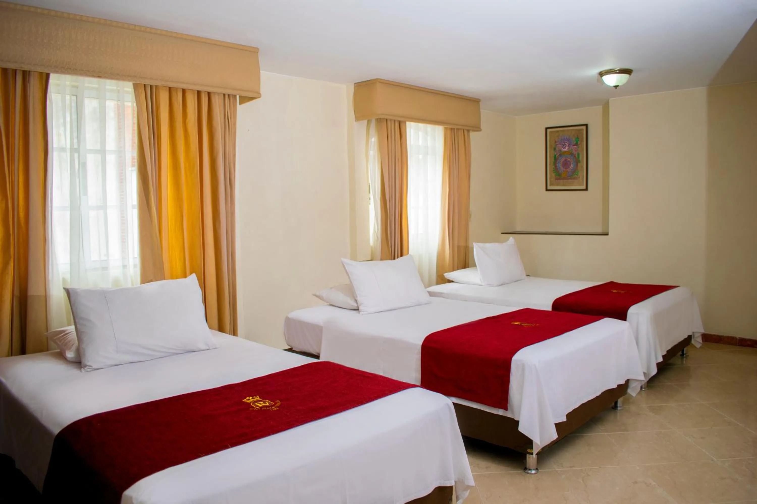 Bed in Hotel Plaza Versalles