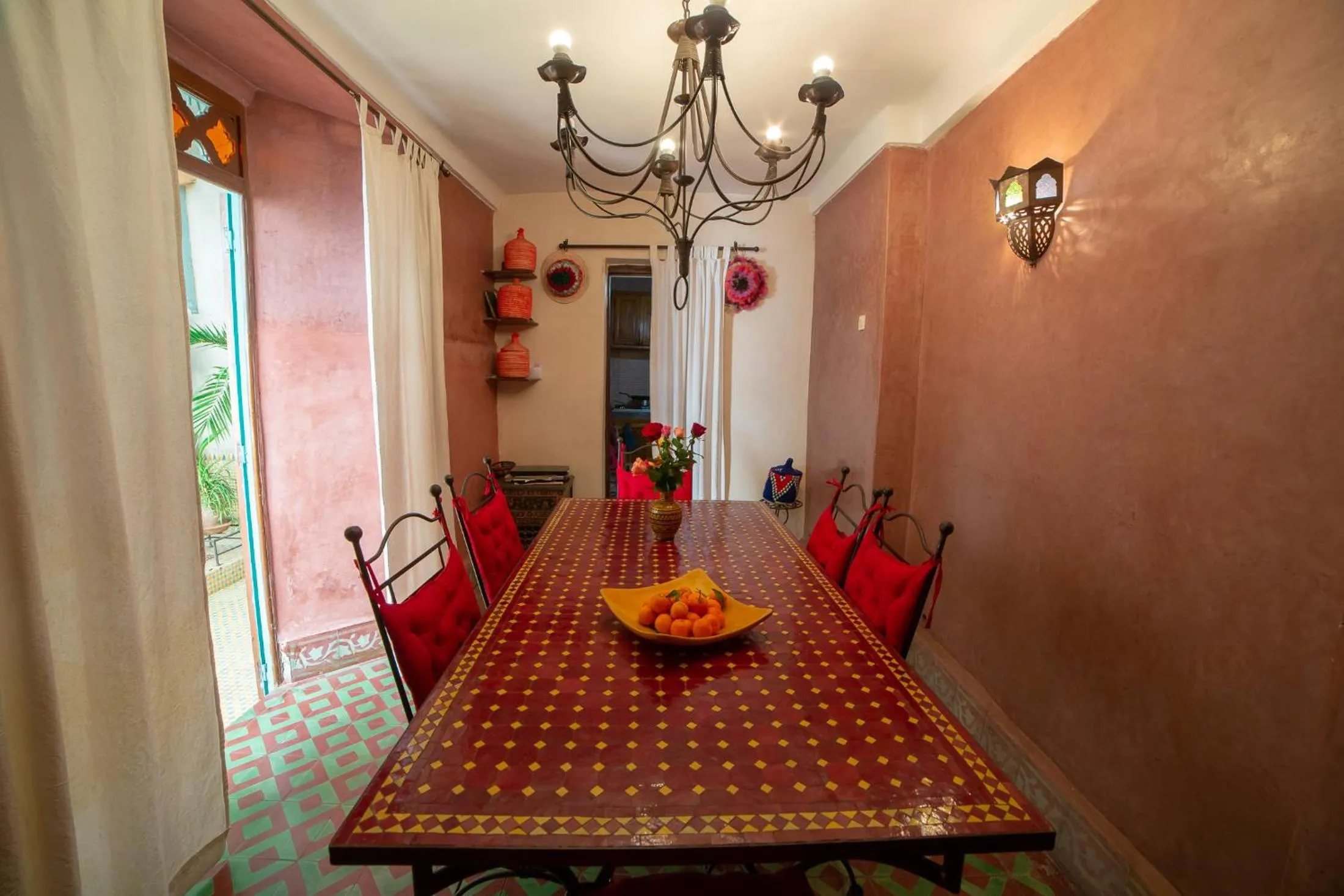 Dining area in Riad Dar Marhaba