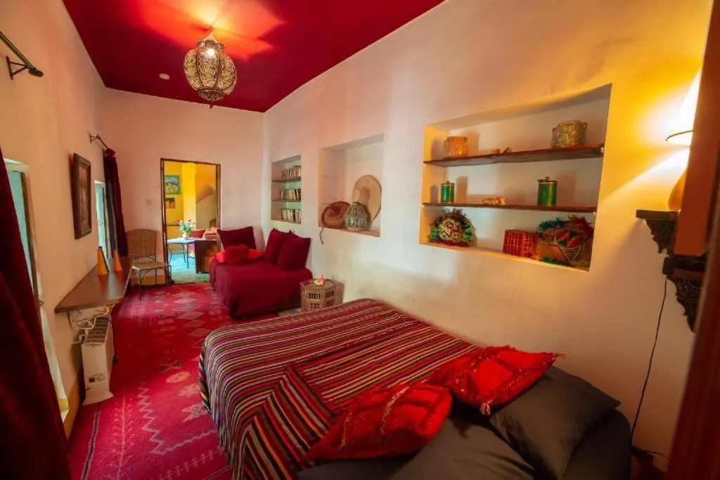 Bed in Riad Dar Marhaba